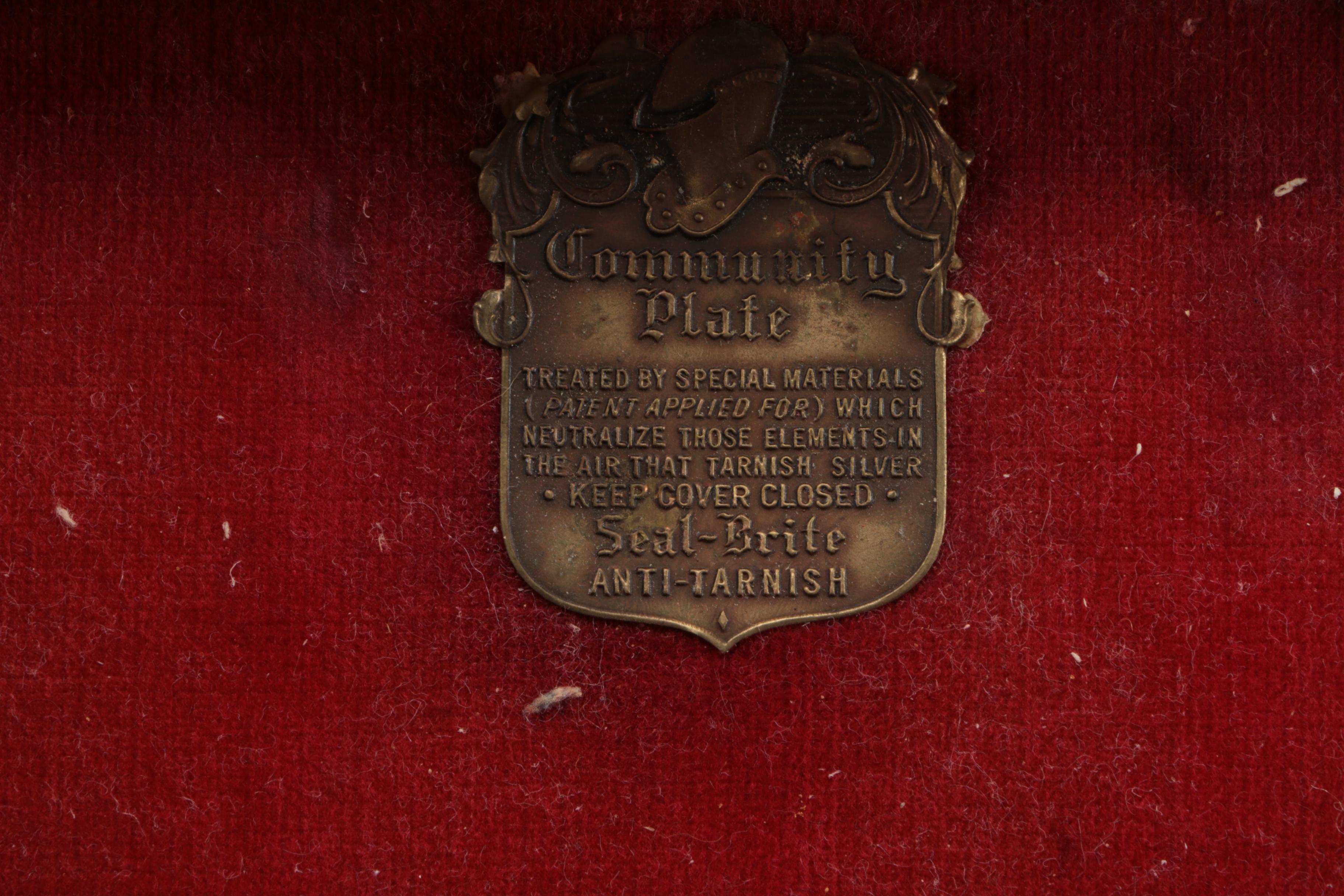 1847 Rogers Bros. and Wm. Rogers & Son Silver Plate Flatware with Chest