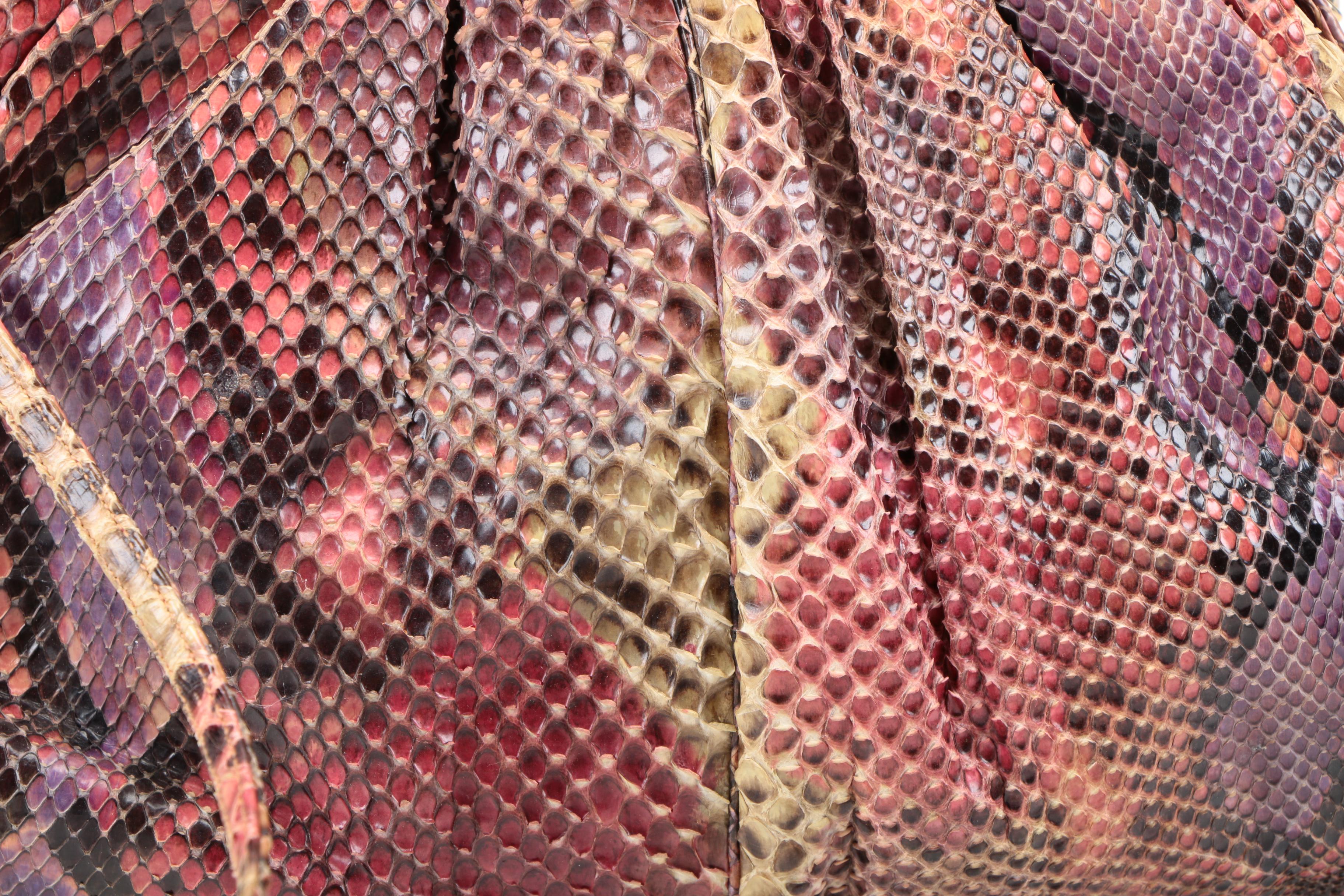 Vintage Judith Leiber Snakeskin Handbag