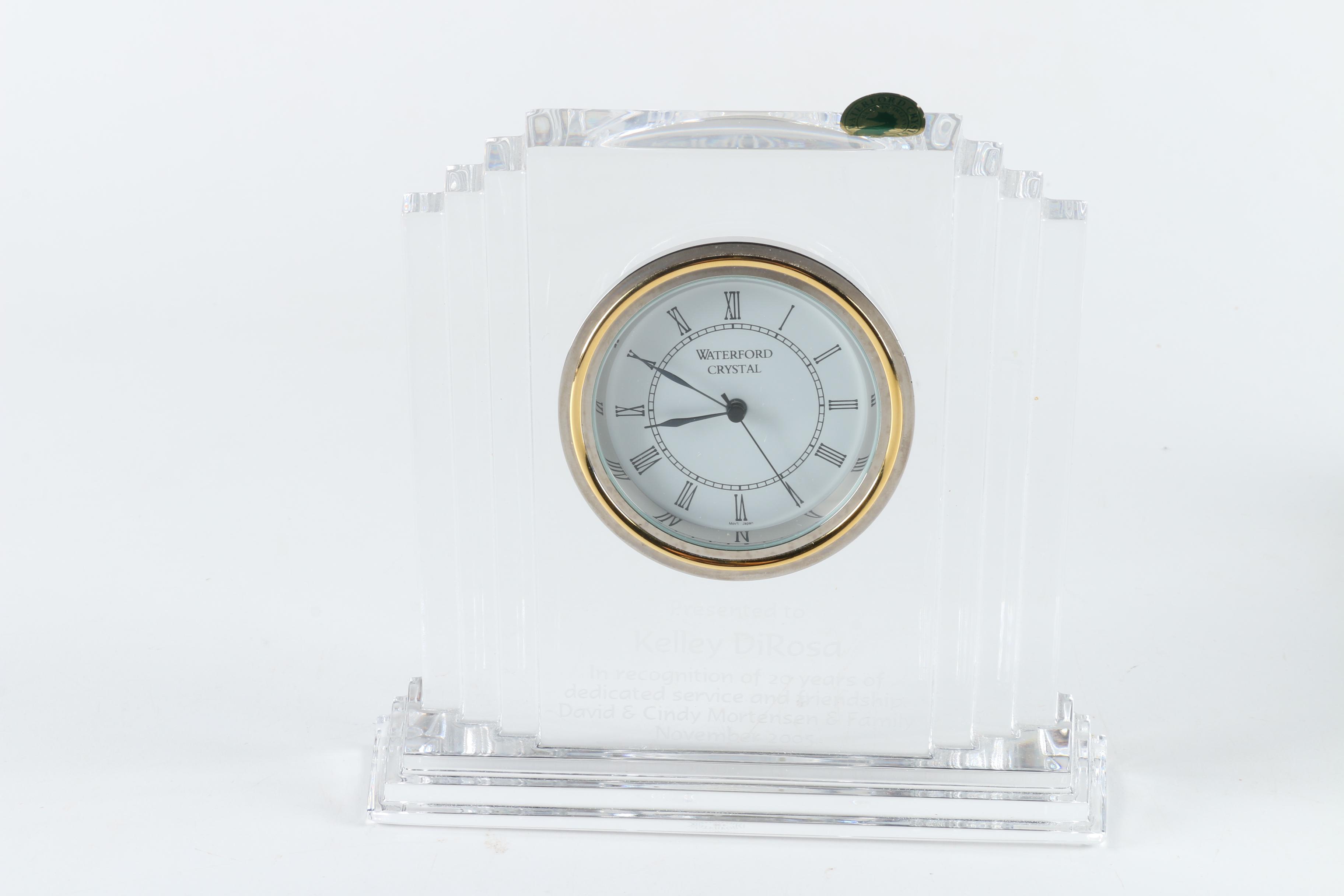 Waterford Crystal "Metropolitan" Clock