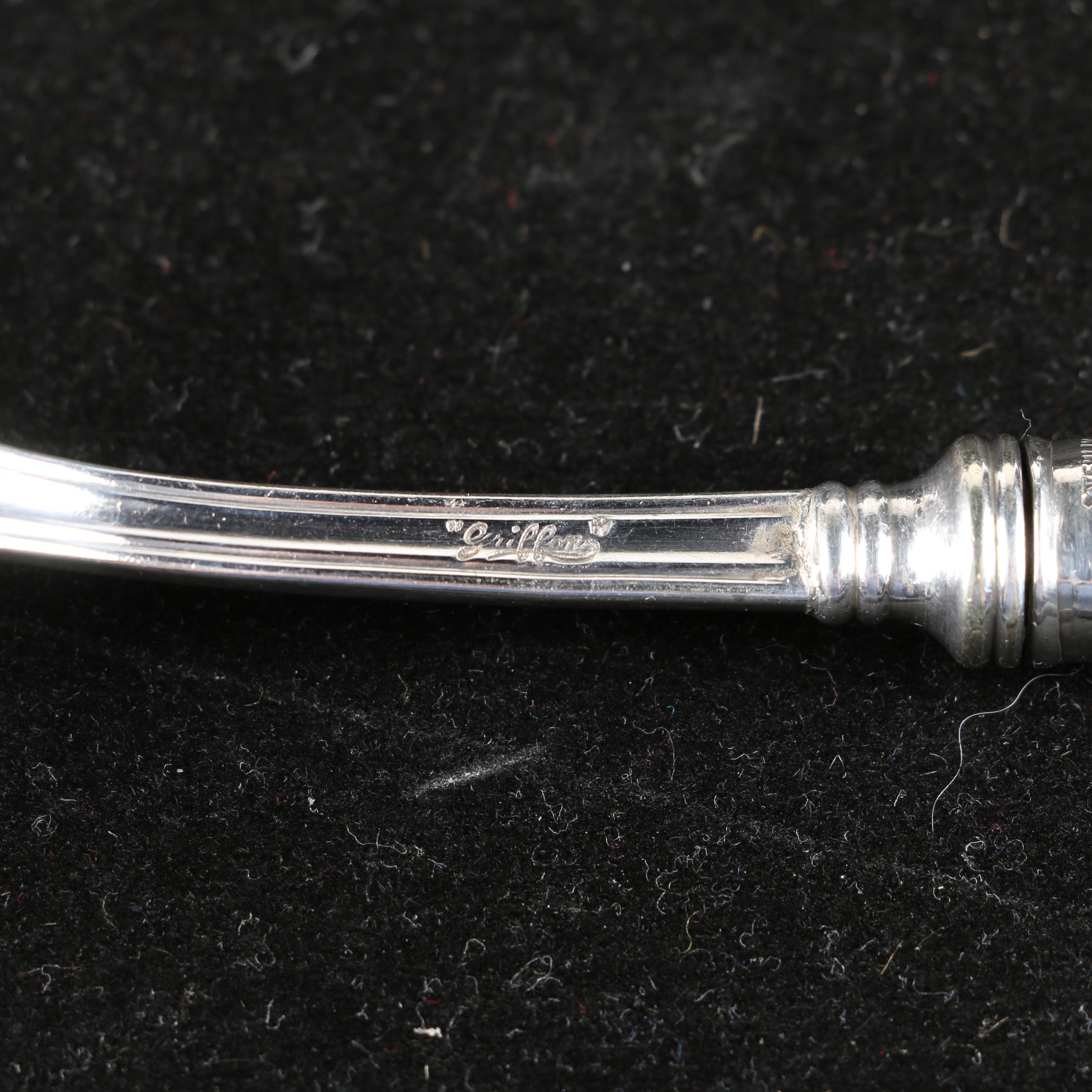 Gorham "King Edward" Sterling Tablespoon with Griffin Cutlery Works Spoon