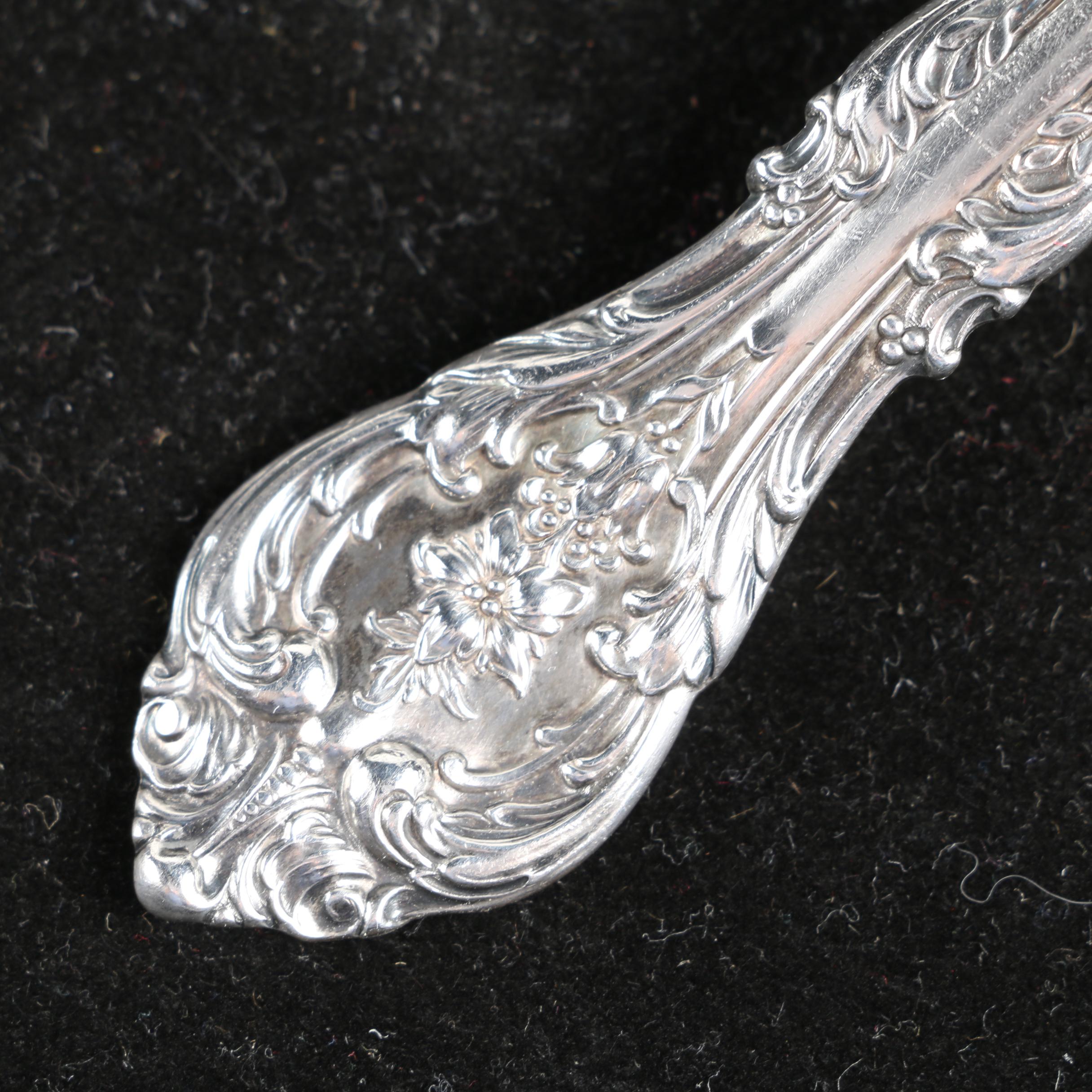 Gorham "King Edward" Sterling Tablespoon with Griffin Cutlery Works Spoon