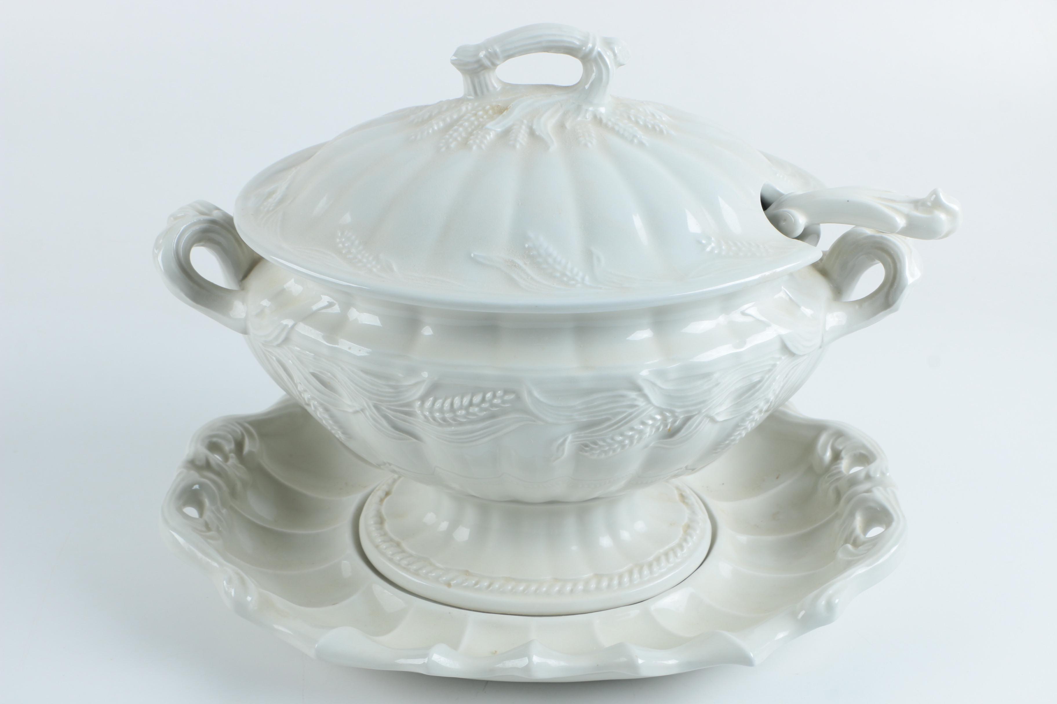 Red Cliff "Wheat" Ironstone Tureen