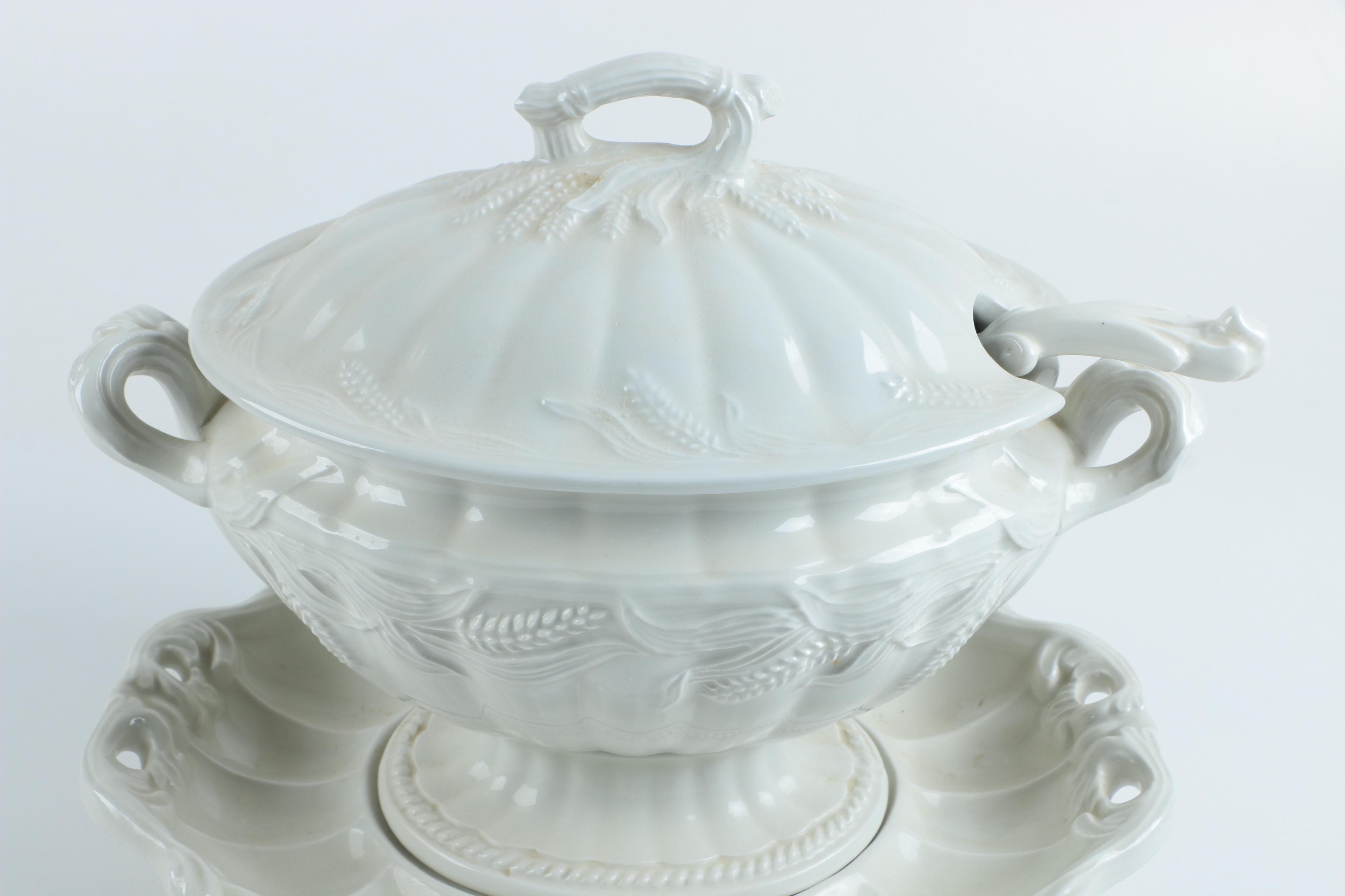 Red Cliff "Wheat" Ironstone Tureen