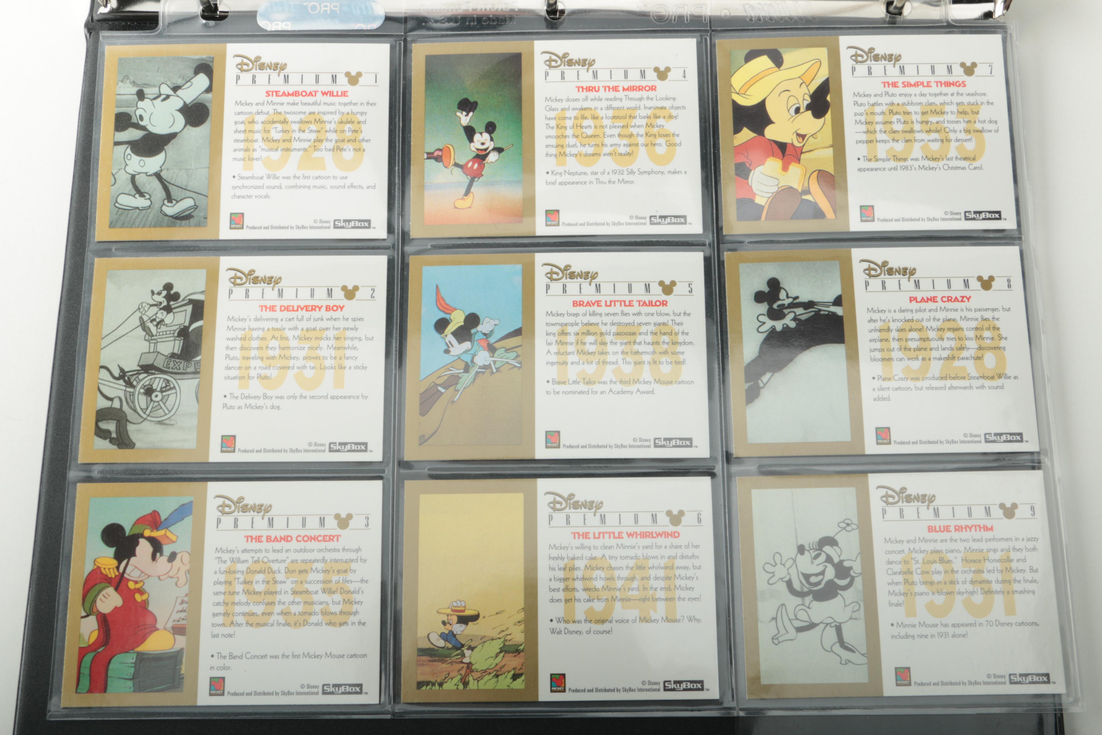 1995 SkyBox "Disney Premium" Trading Cards