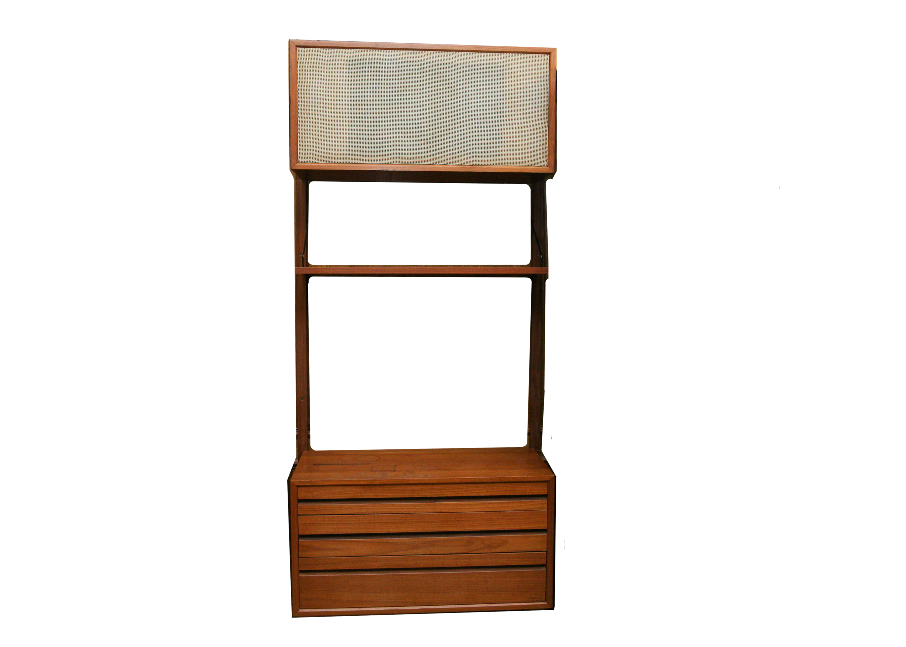 Danish Modern Teak "Royal System" Modular Wall Units by Poul Cadovius