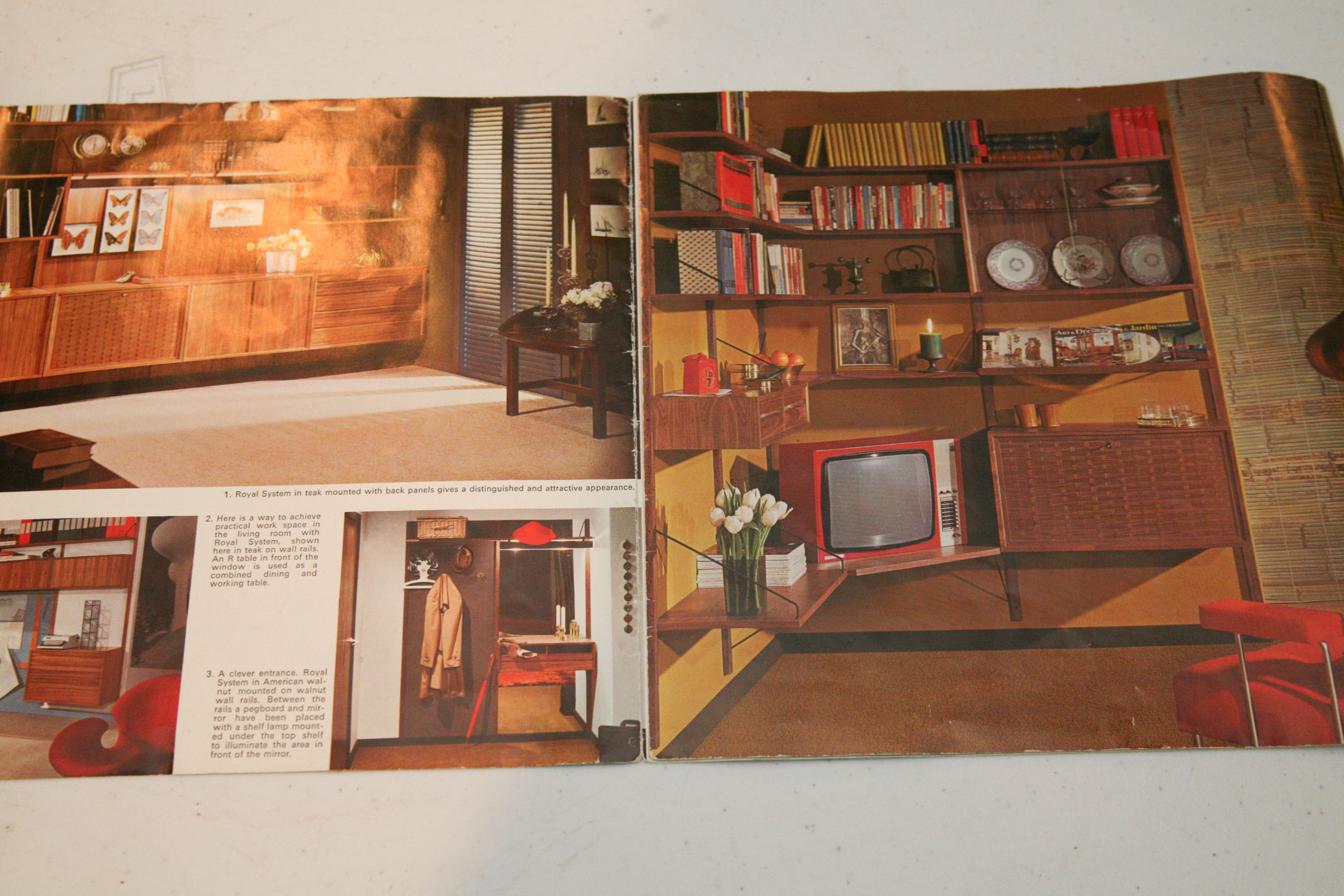 Danish Modern Teak "Royal System" Modular Wall Units by Poul Cadovius