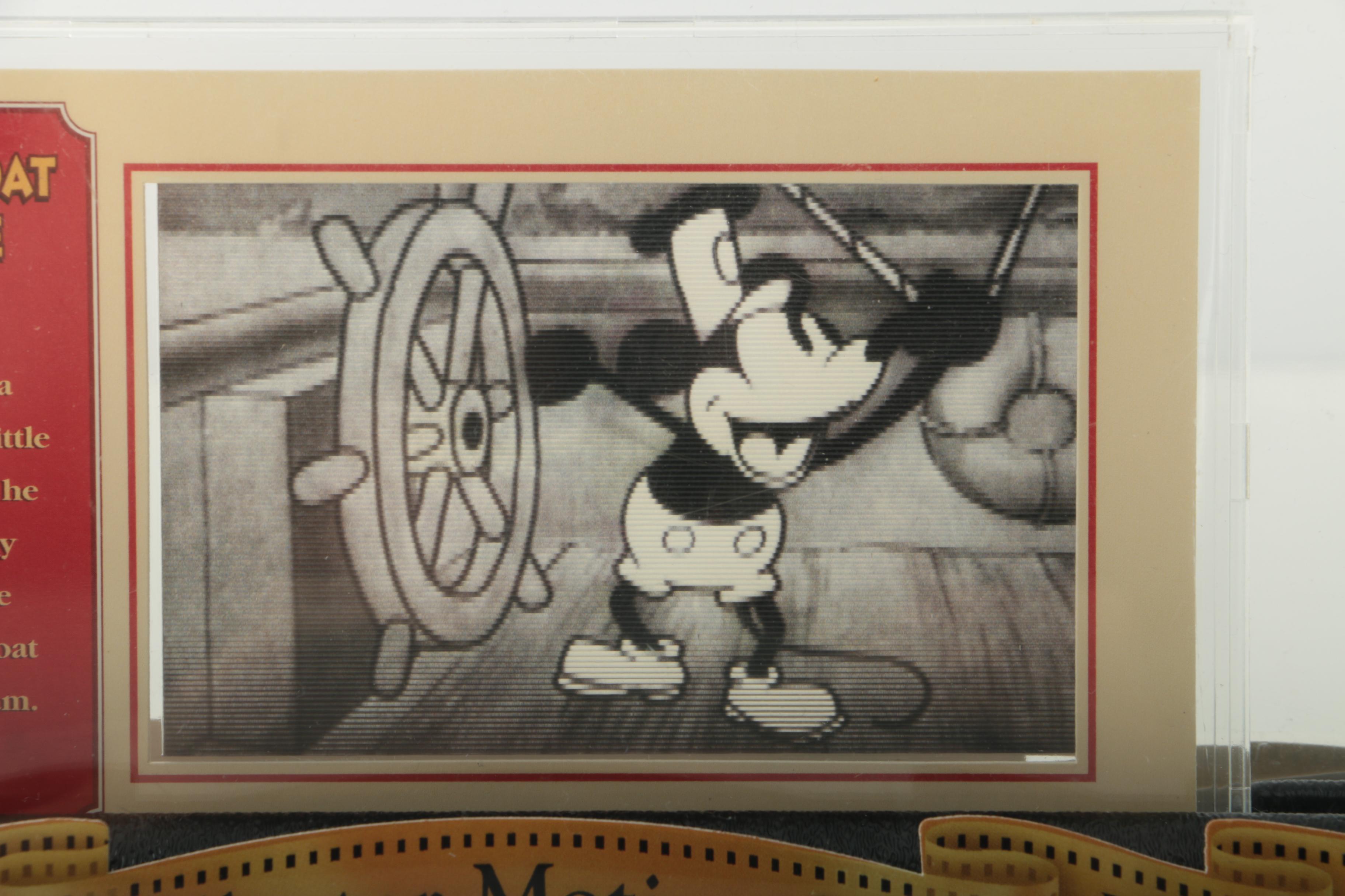 1990s "Disney Showcase Collection" Collector Motion Cel "Steamboat Willie"