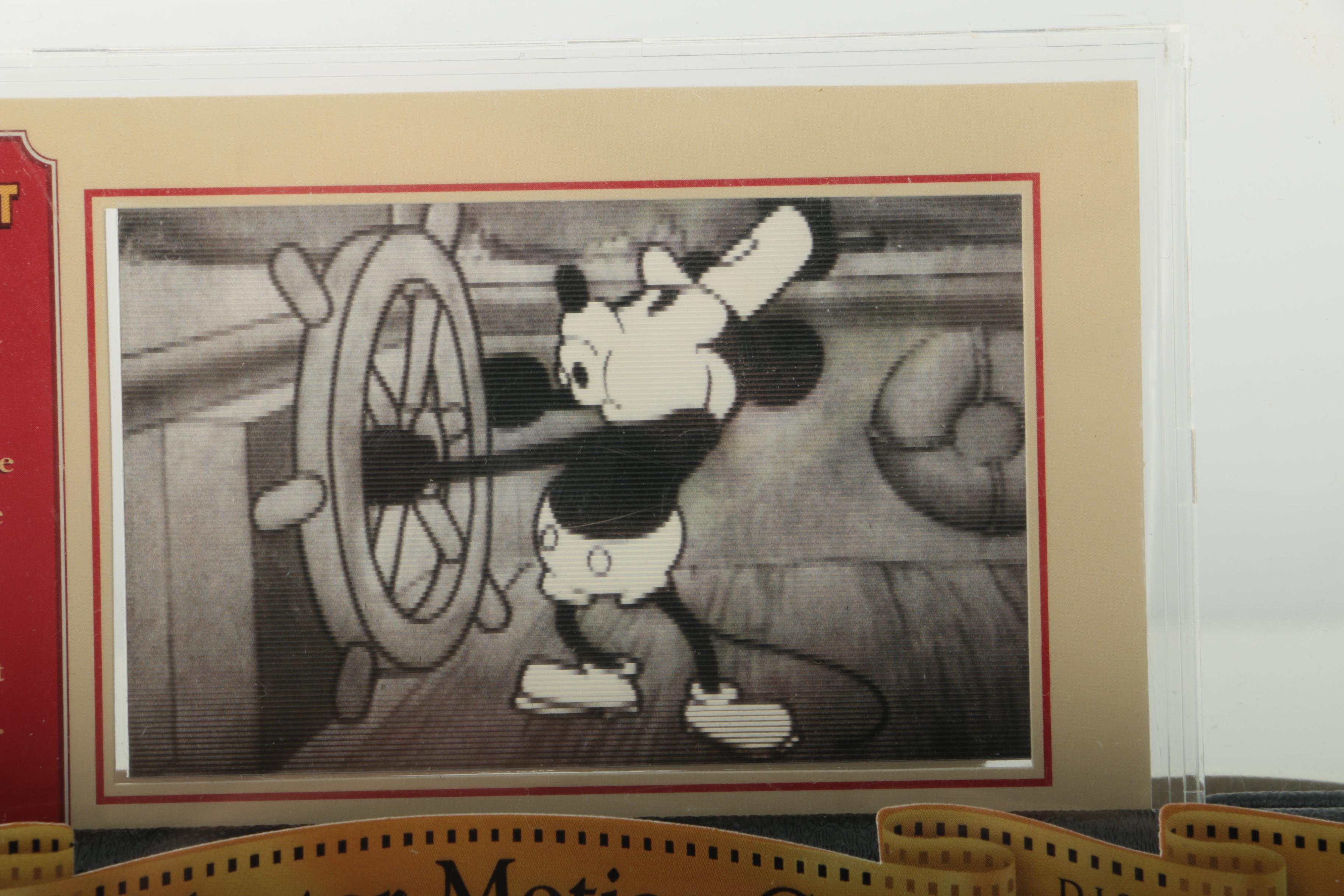 1990s "Disney Showcase Collection" Collector Motion Cel "Steamboat Willie"