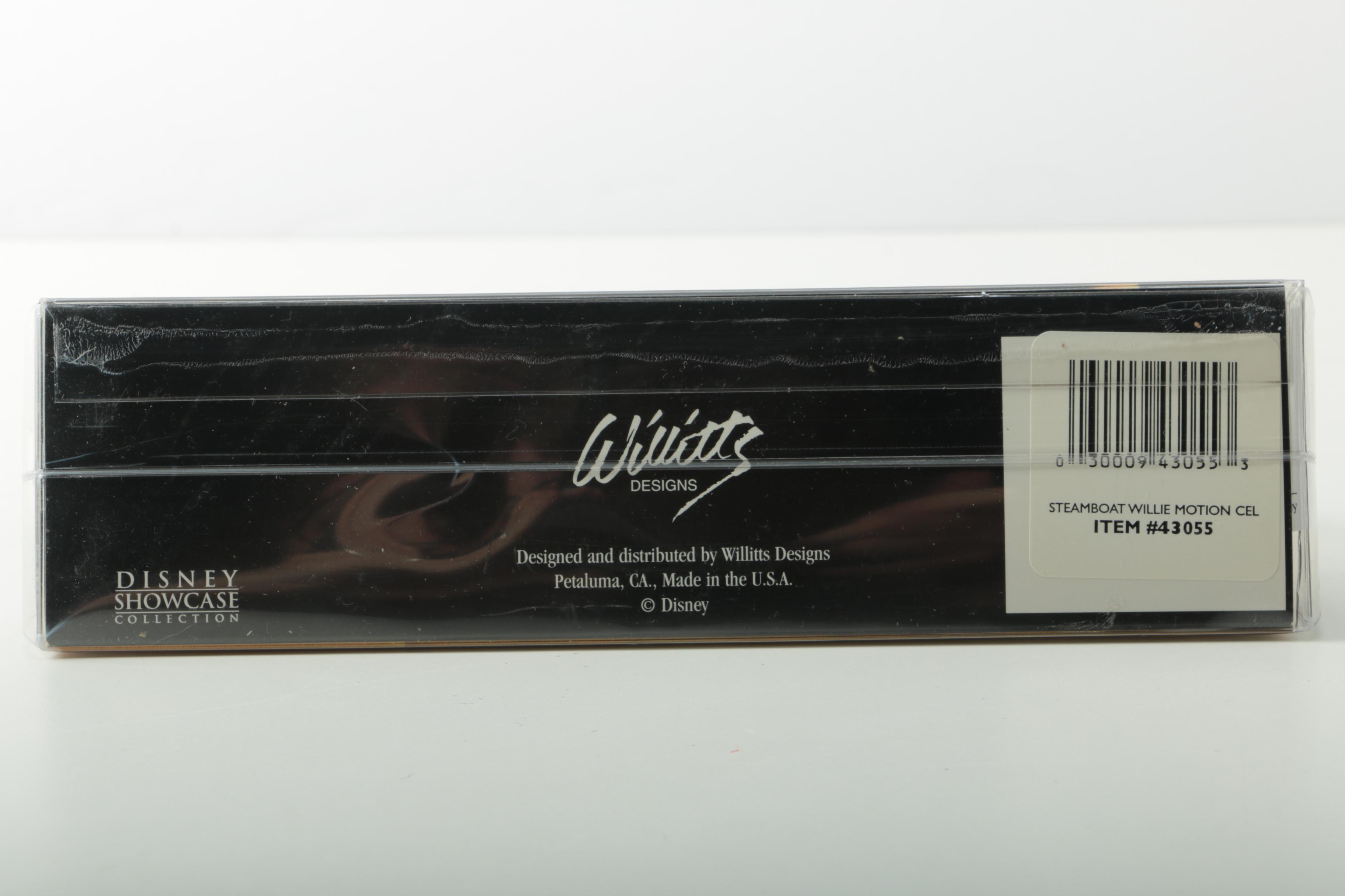 1990s "Disney Showcase Collection" Collector Motion Cel "Steamboat Willie"
