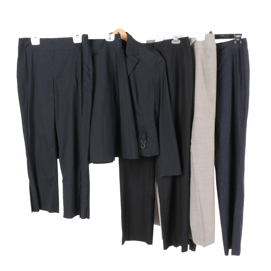 Akris Punto Suit Separates with St. John Collection Pants