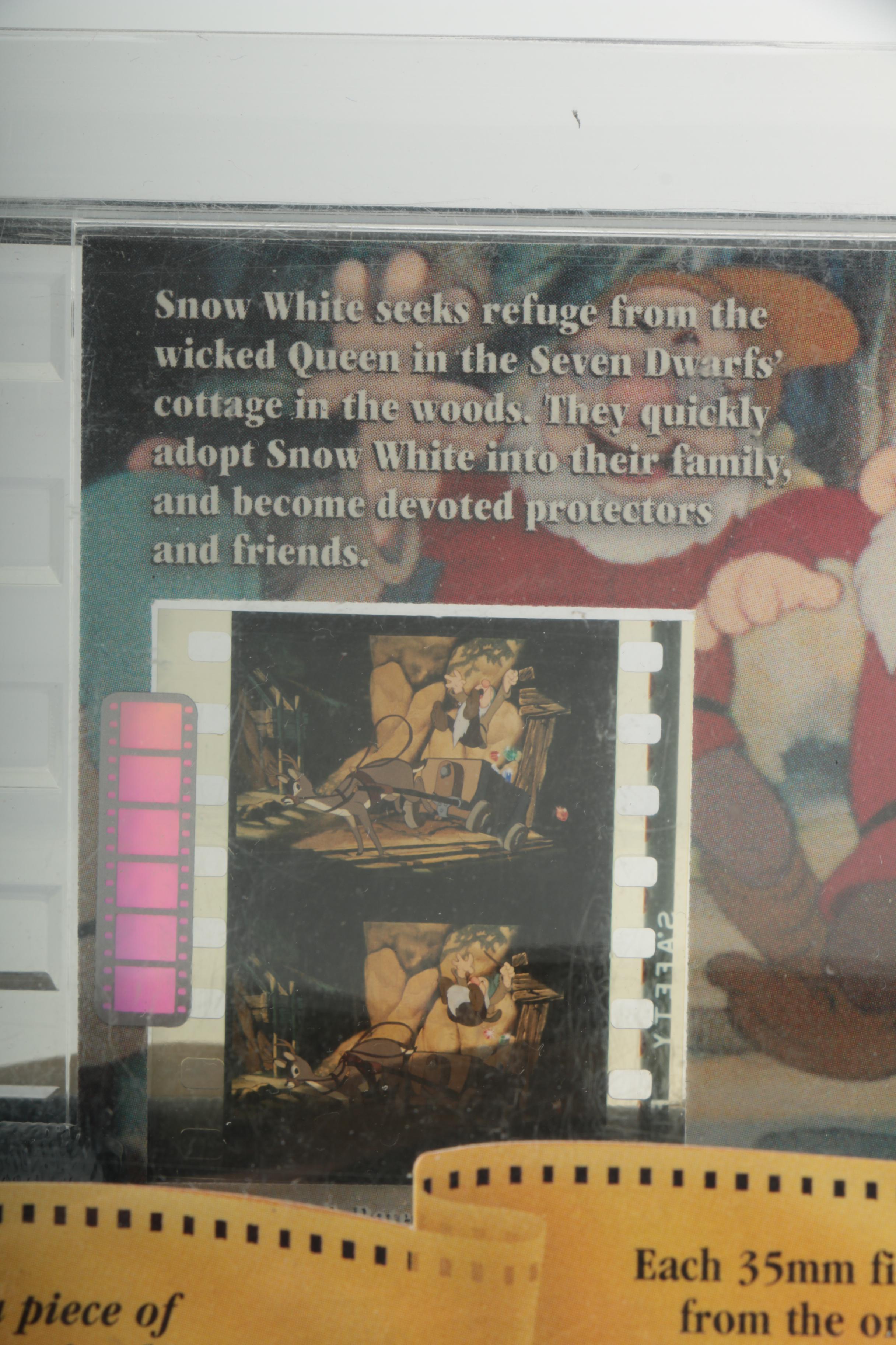 Disney's Snow White and the Seven Dwarfs 35 MM Collector Film Cels