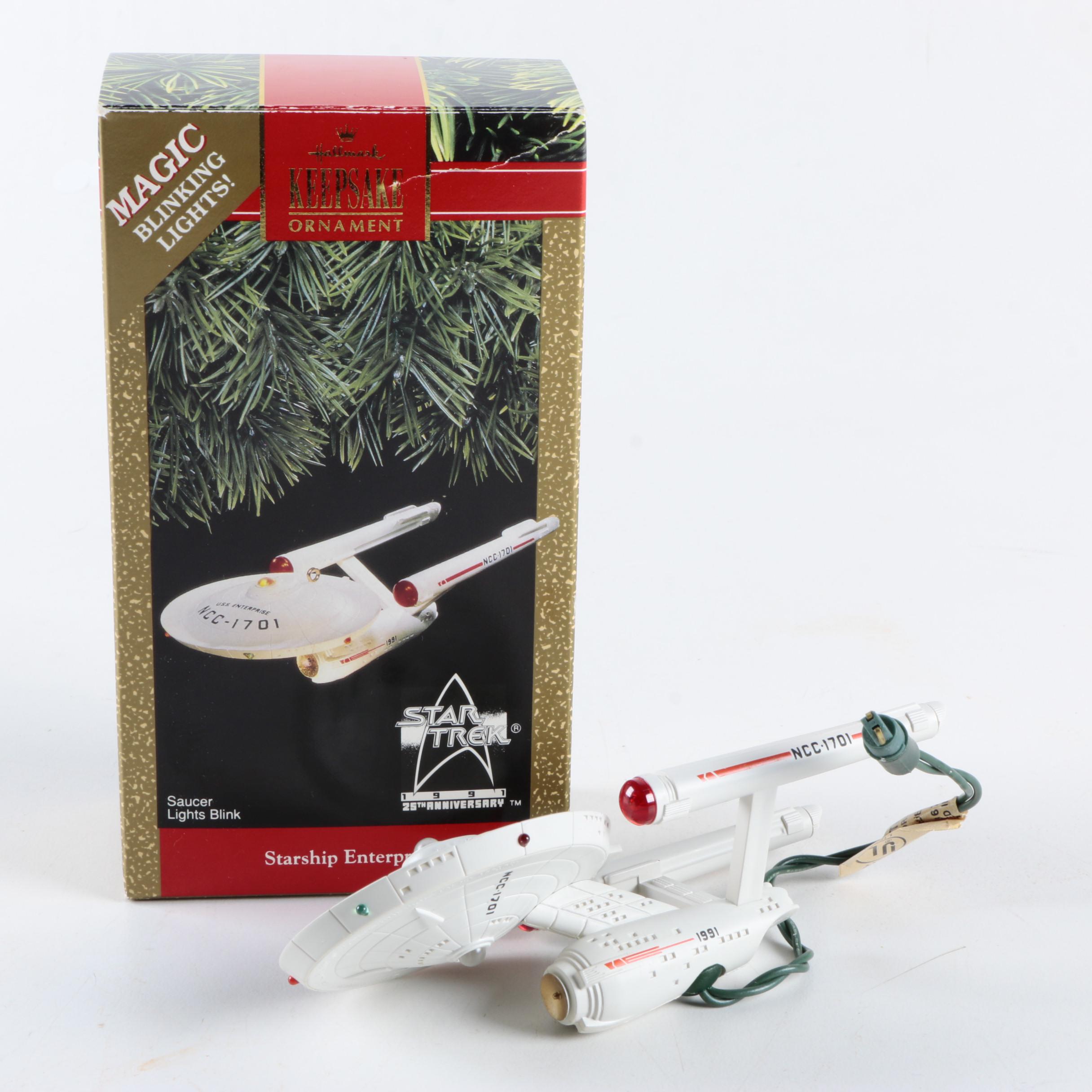 Starship Enterprise Hallmark Keepsake Ornament