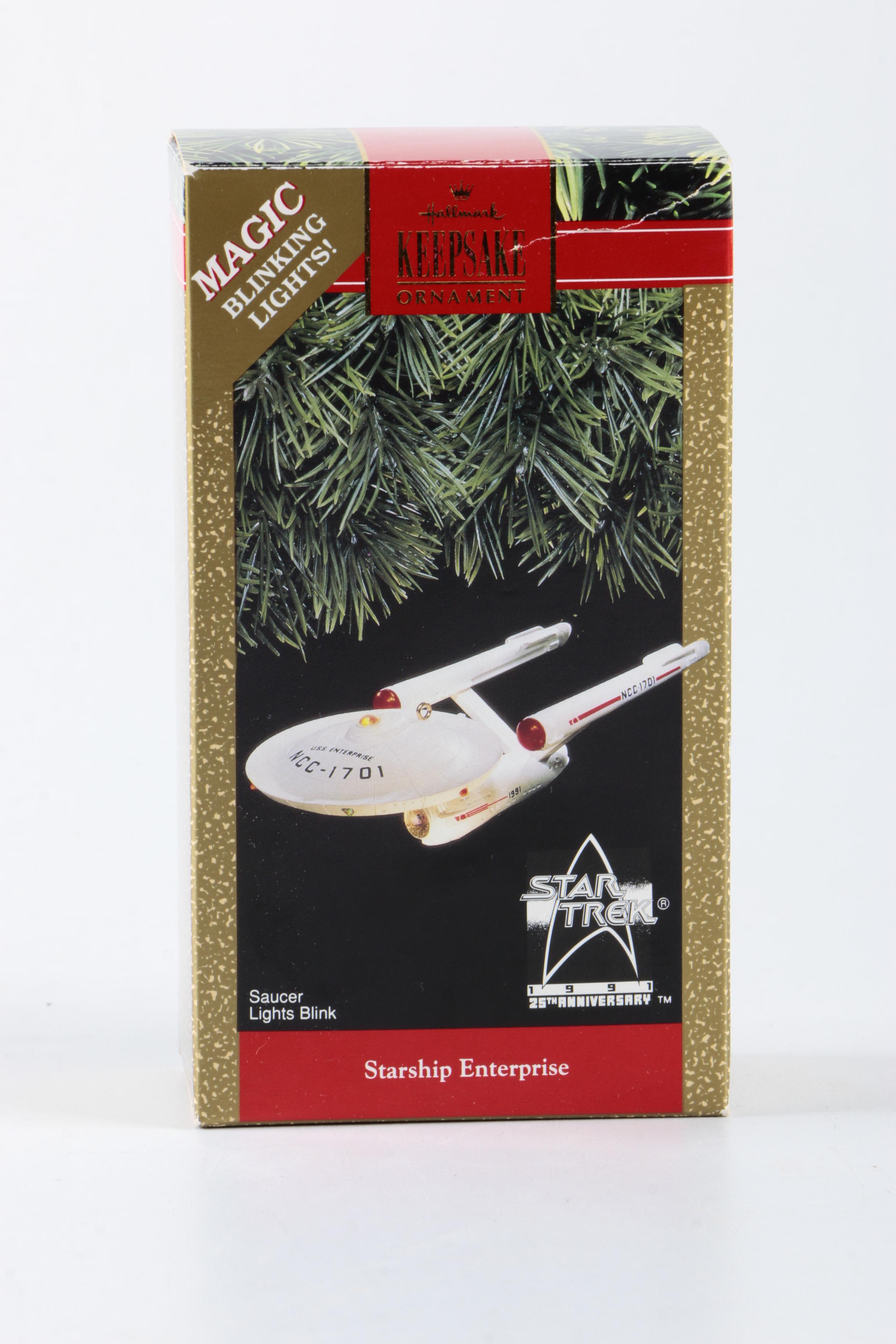 Starship Enterprise Hallmark Keepsake Ornament