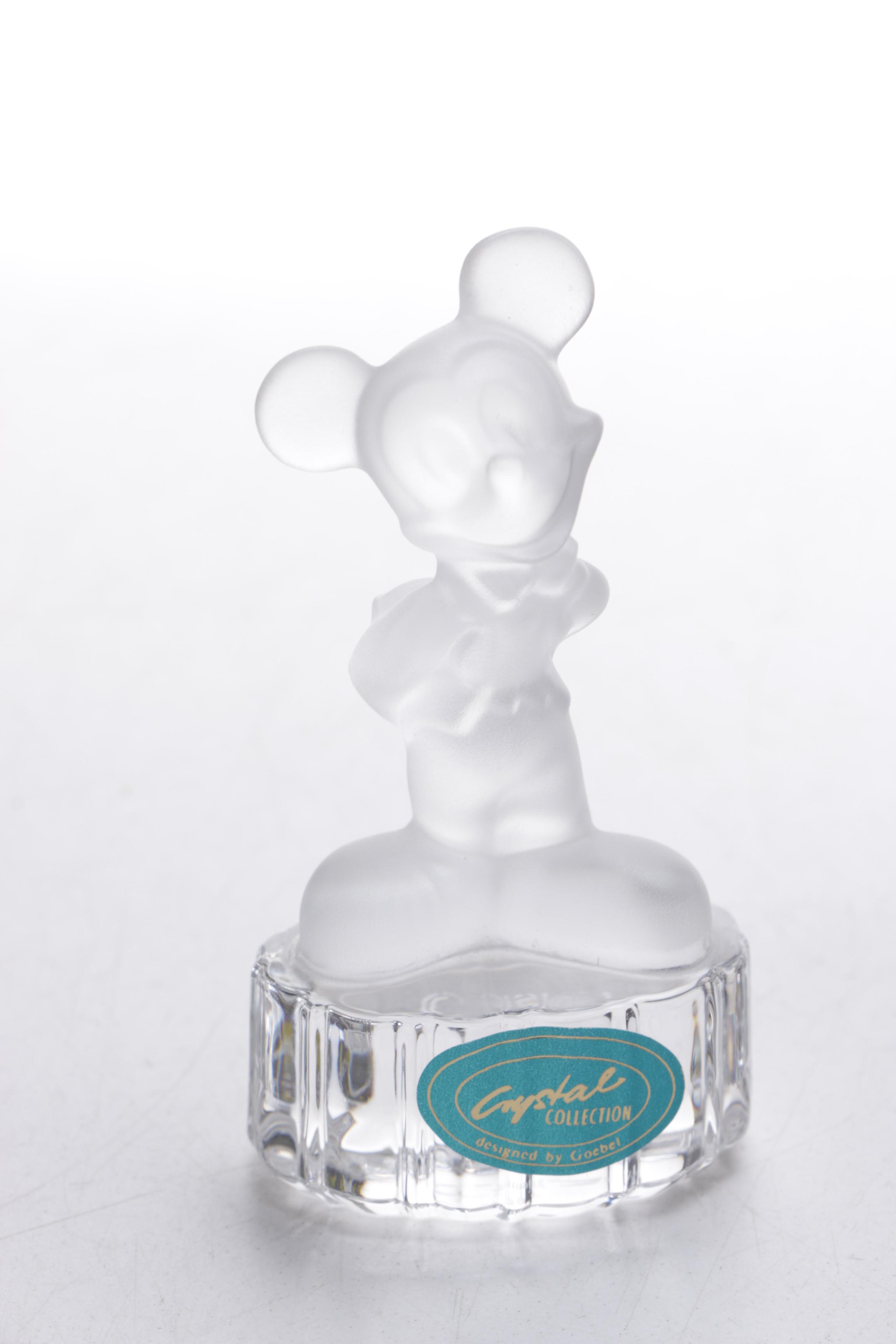 Goebel "75 Years with Mickey" Crystal Figurine