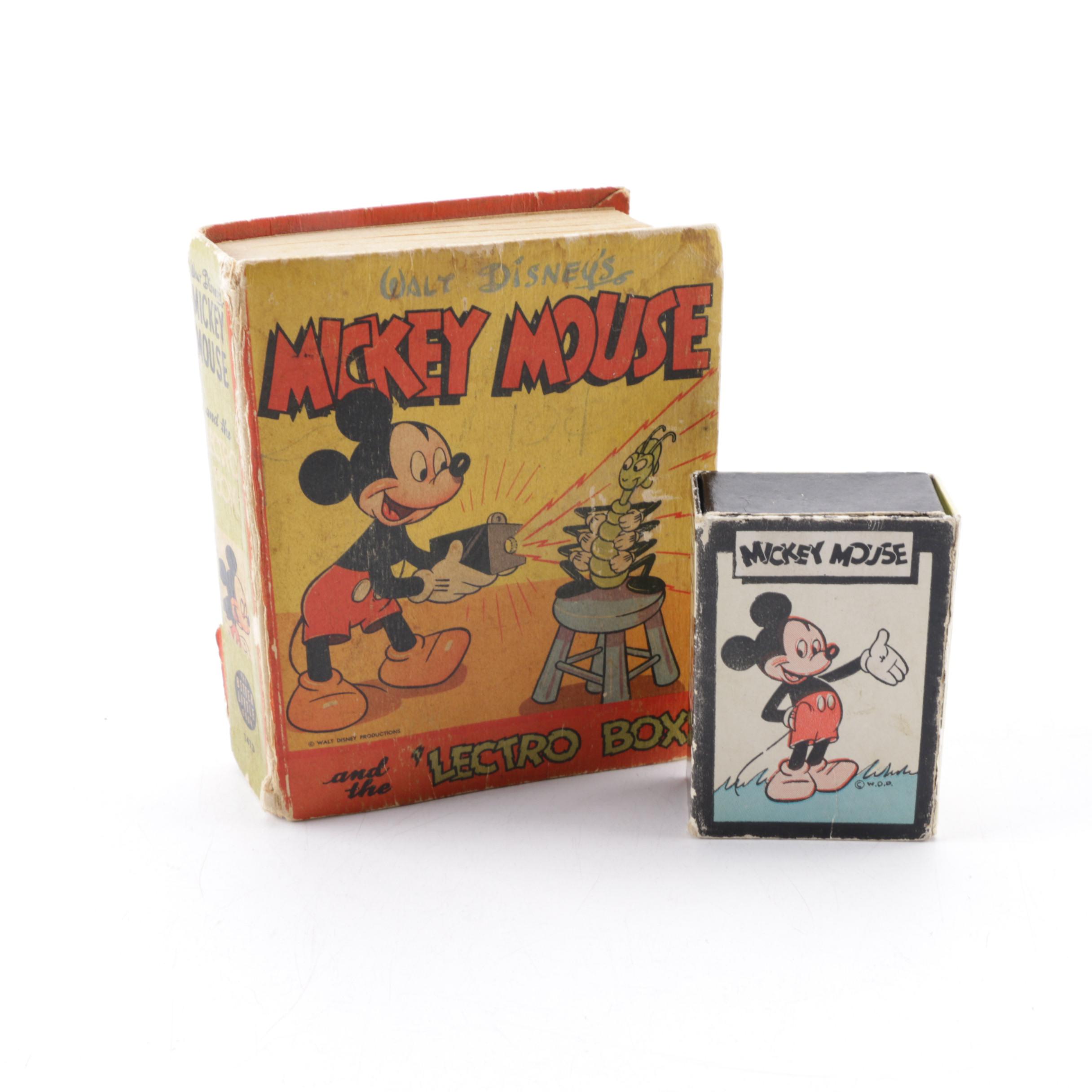 1940s-Era Mickey Mouse Card Game and Big Little Book