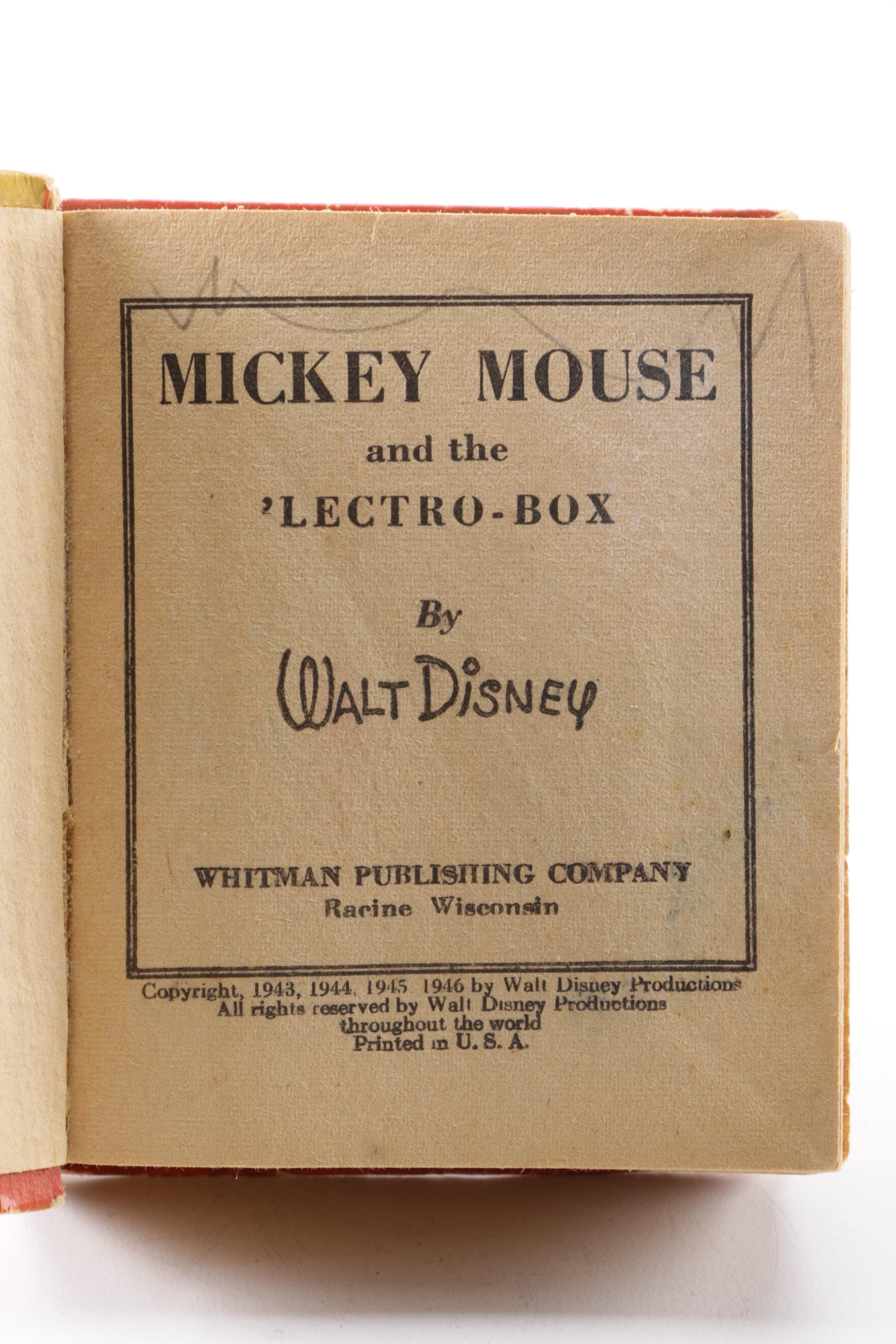 1940s-Era Mickey Mouse Card Game and Big Little Book