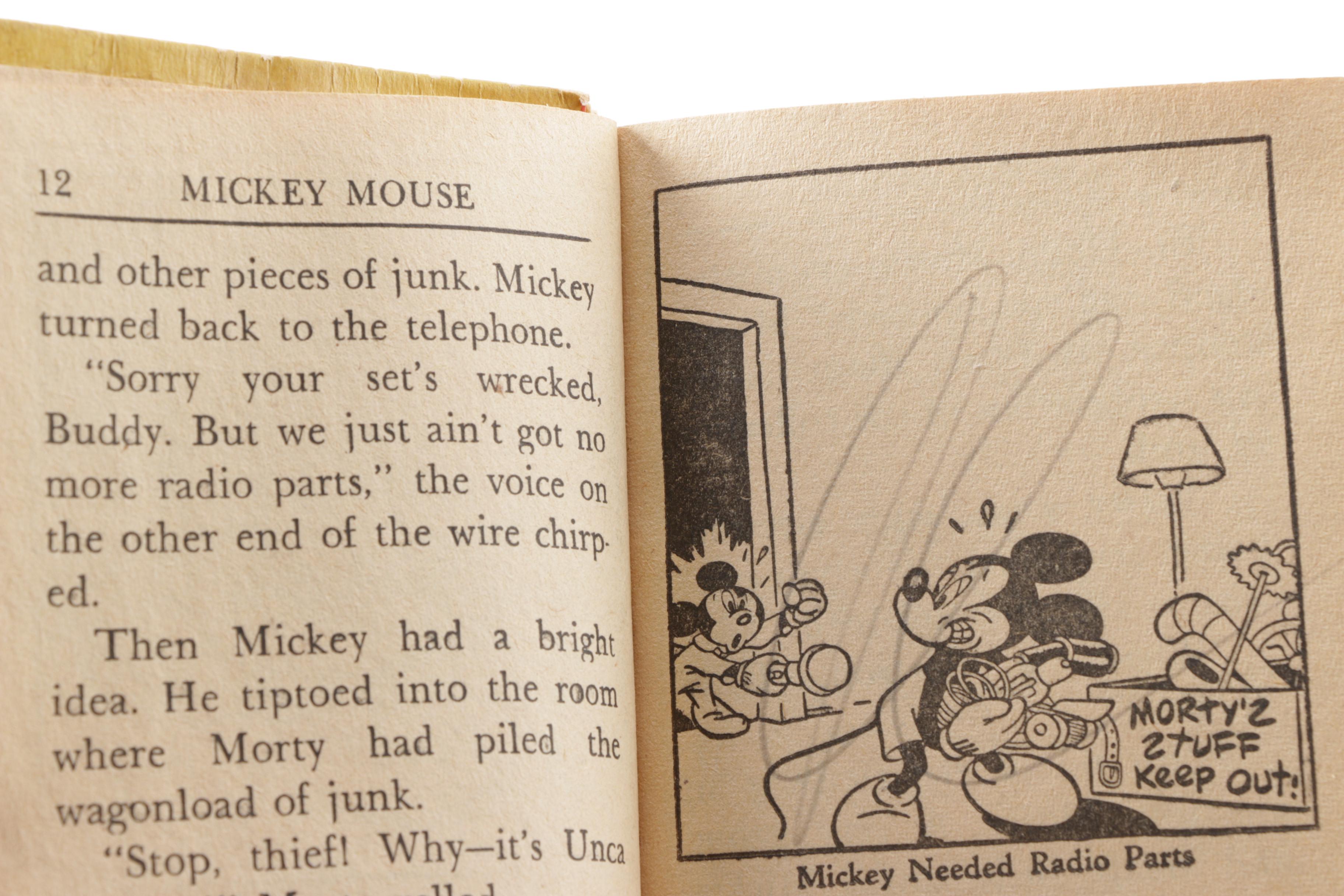 1940s-Era Mickey Mouse Card Game and Big Little Book