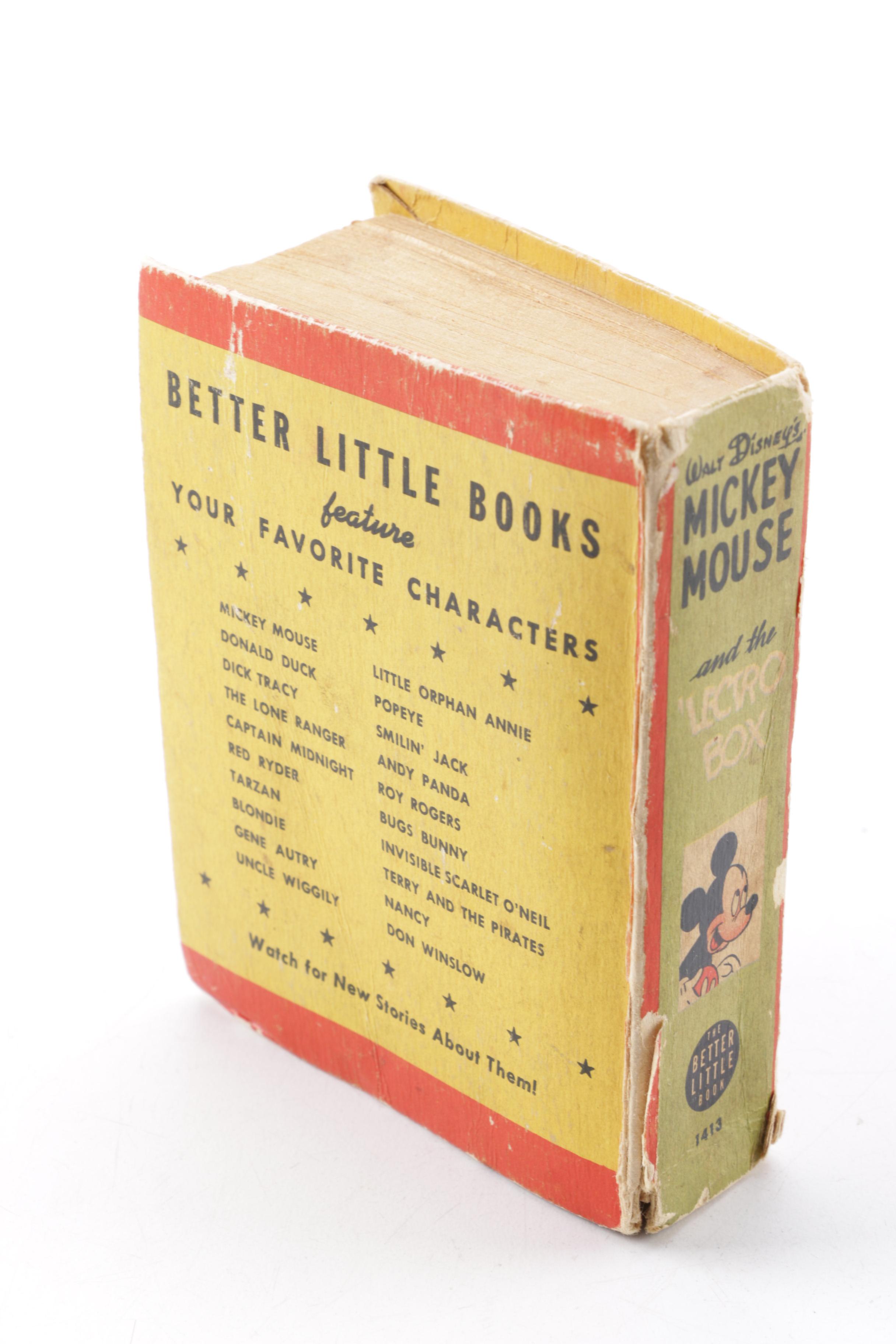 1940s-Era Mickey Mouse Card Game and Big Little Book