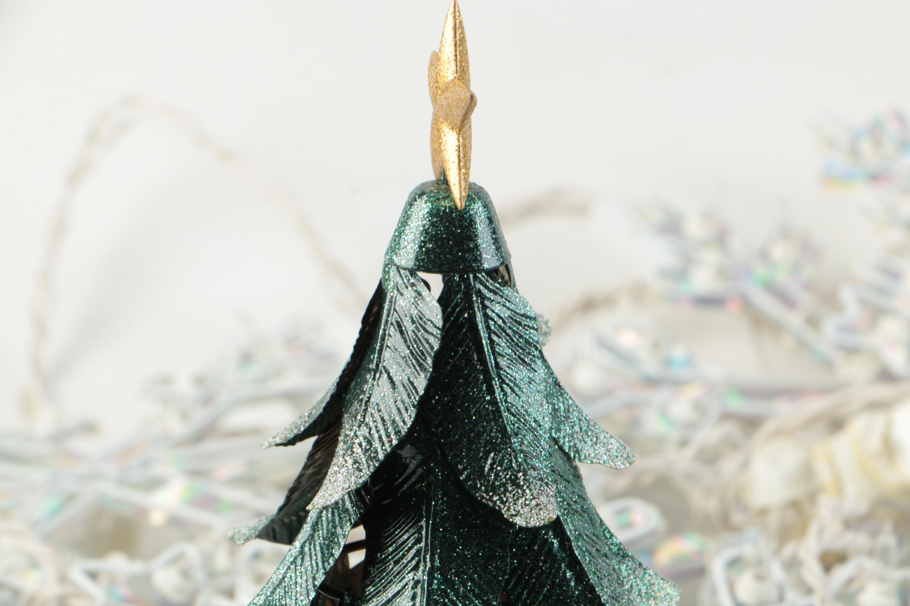 Christmas Musical Candle Holder and Snowflake Lights