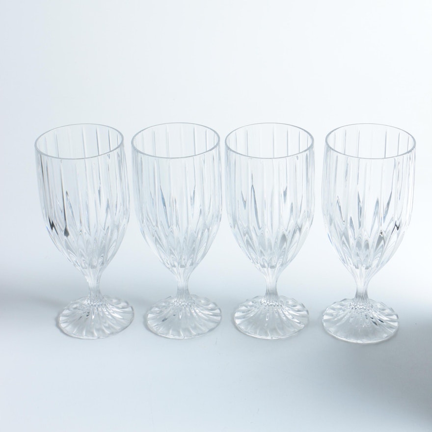 Collection of  Crystal Water Goblets