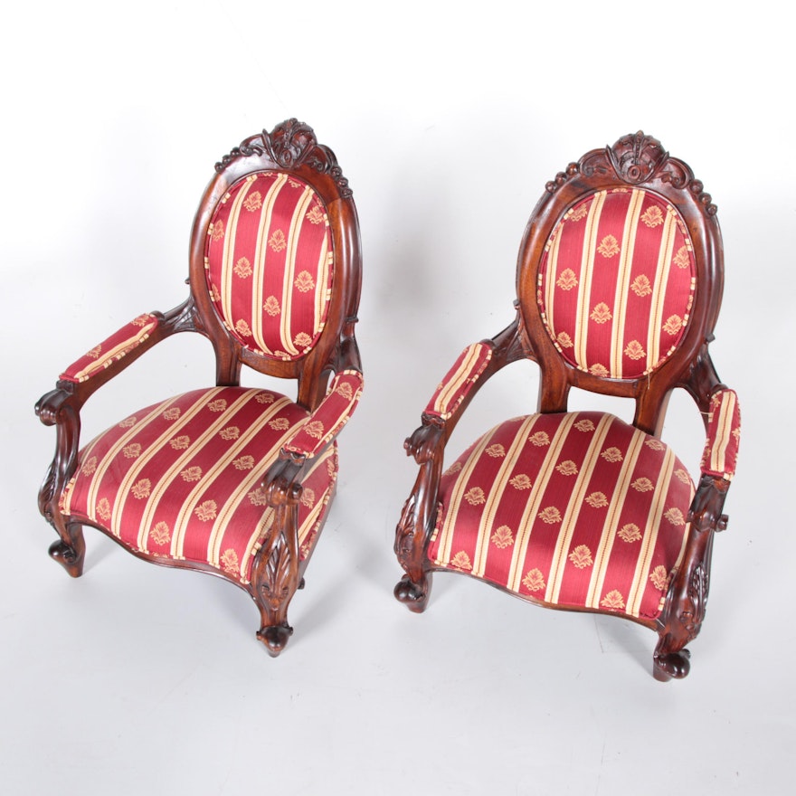 Pair of Louis XV Style Children's Chairs
