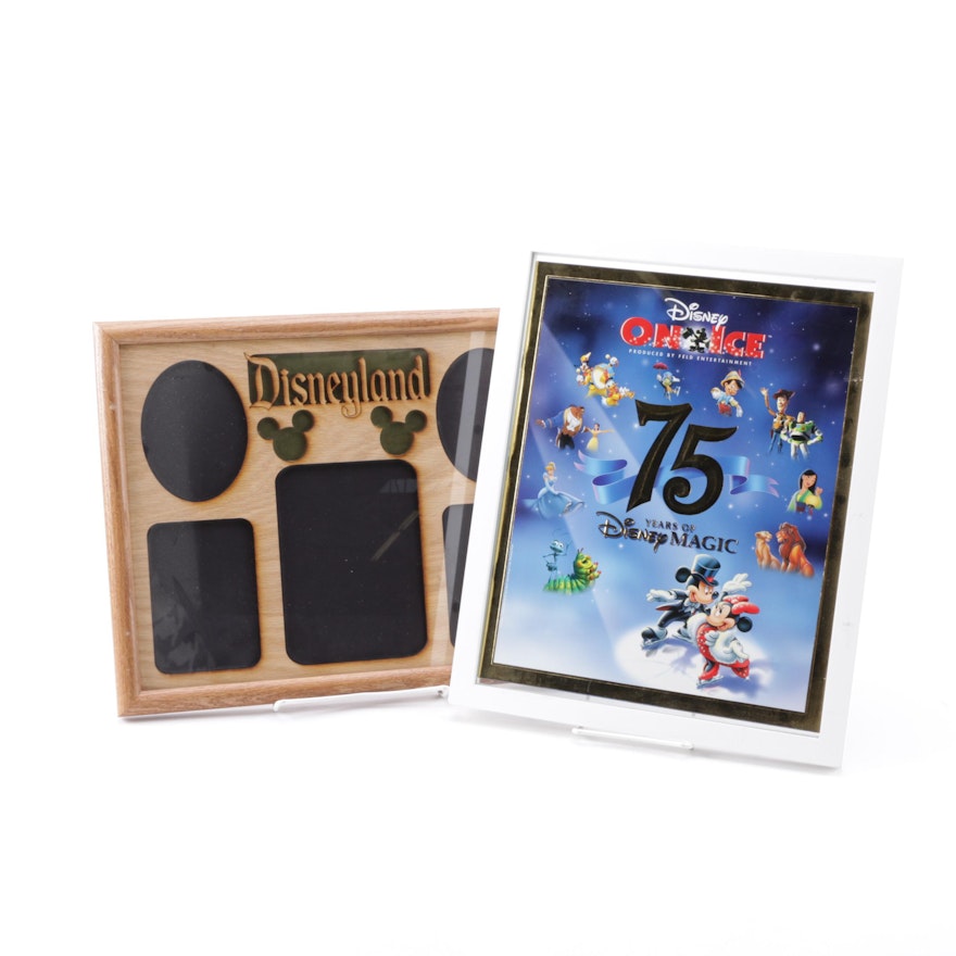 Disney On Ice Poster and Disneyland Picture Frame