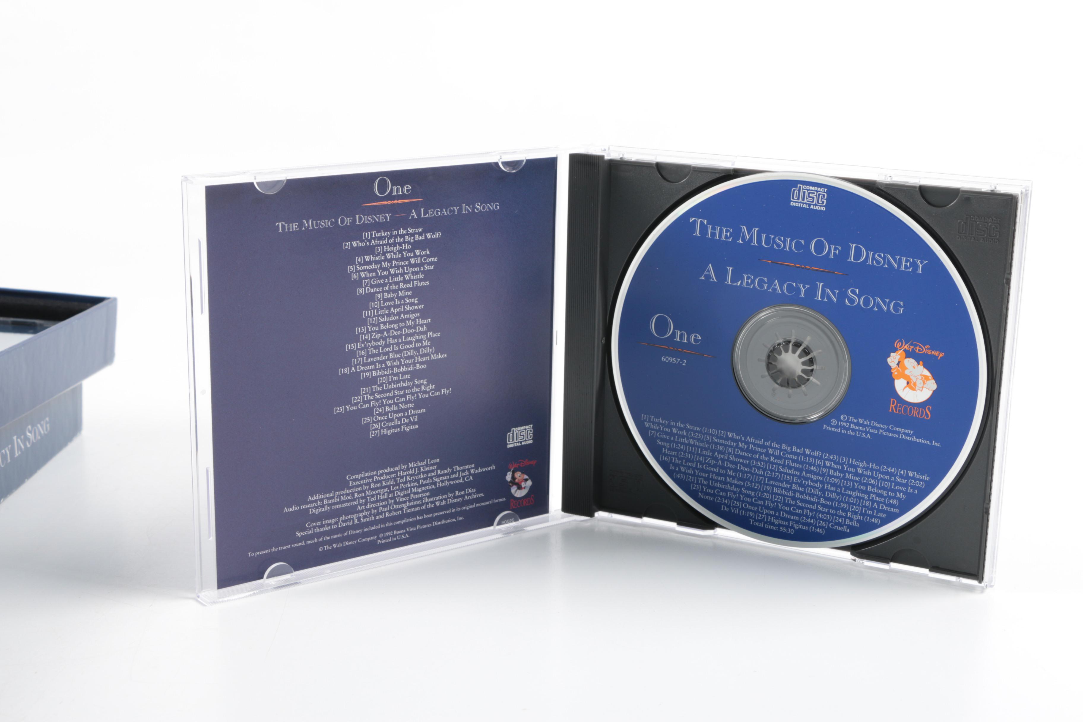 "The Music of Disney: A Legacy In Song"  CD Box Set