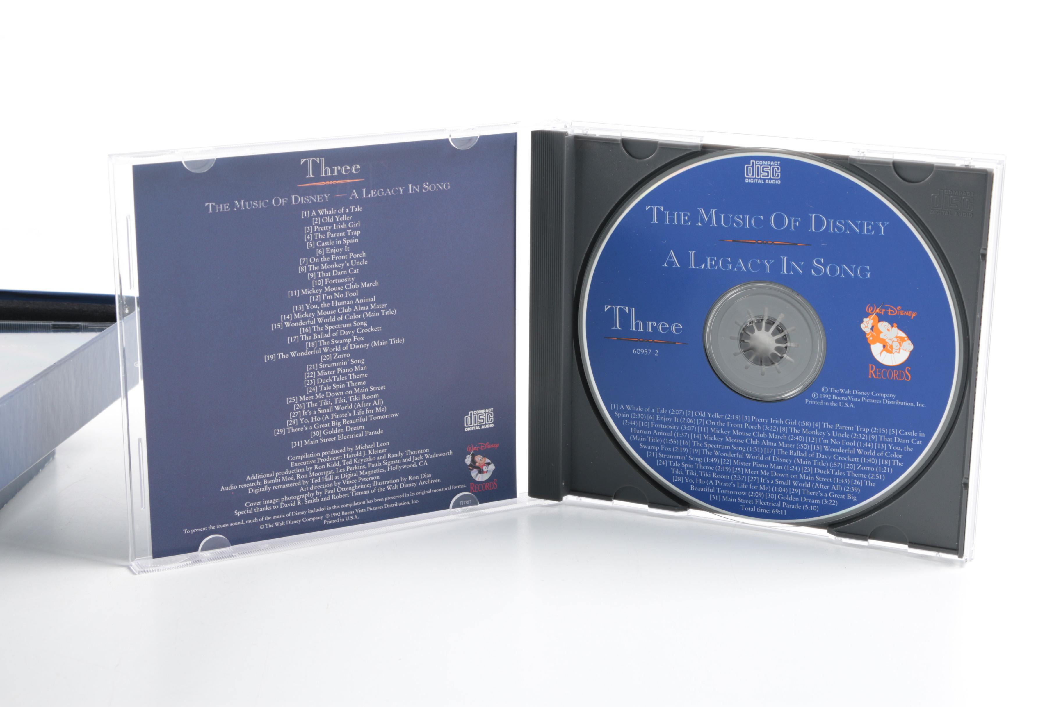"The Music of Disney: A Legacy In Song"  CD Box Set