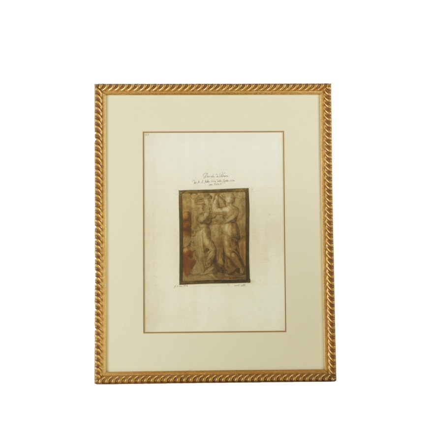 Reproduction Print on Paper after Daniele da Volterra