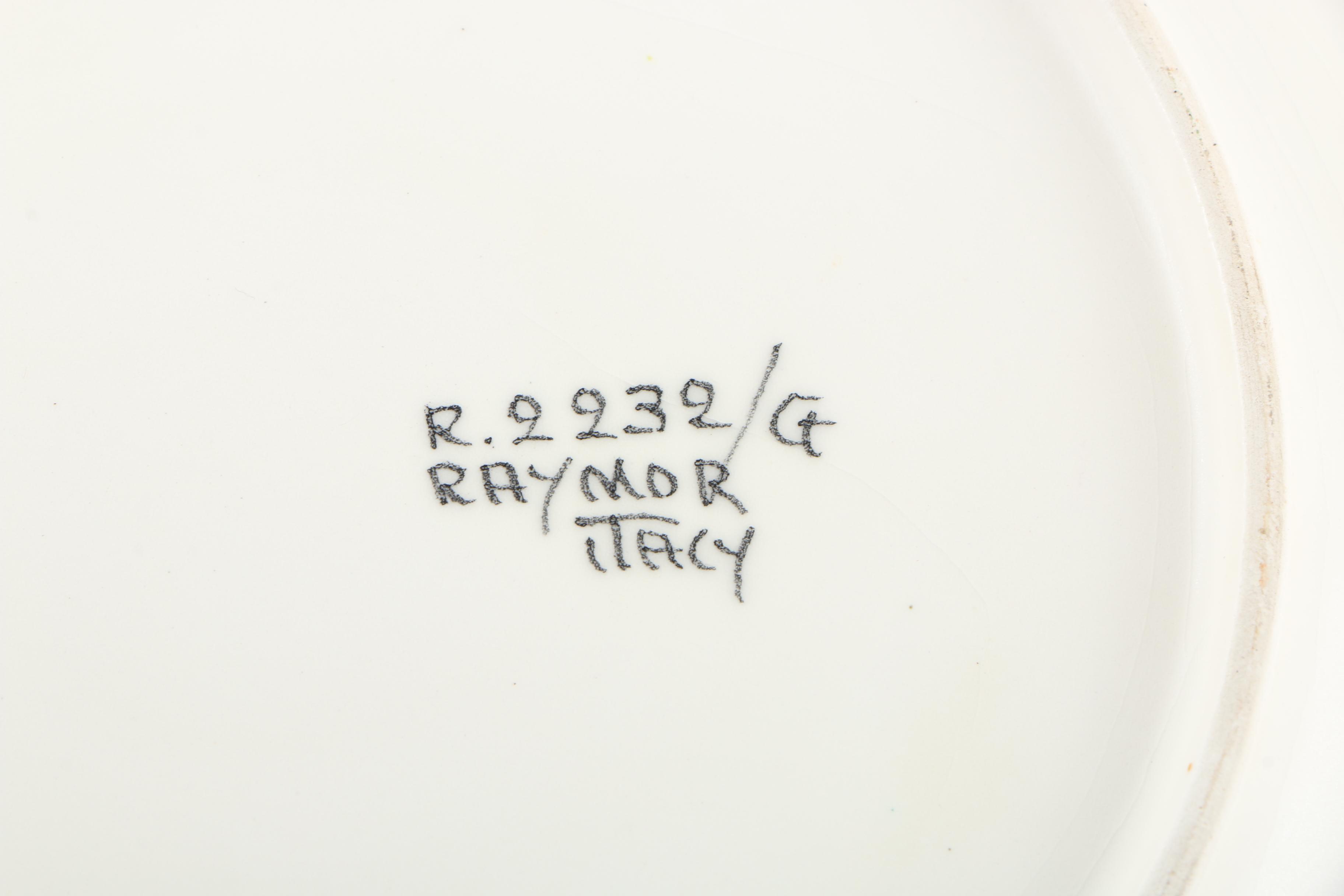 Portuguese and Italian Ceramic Tableware Including Raymor