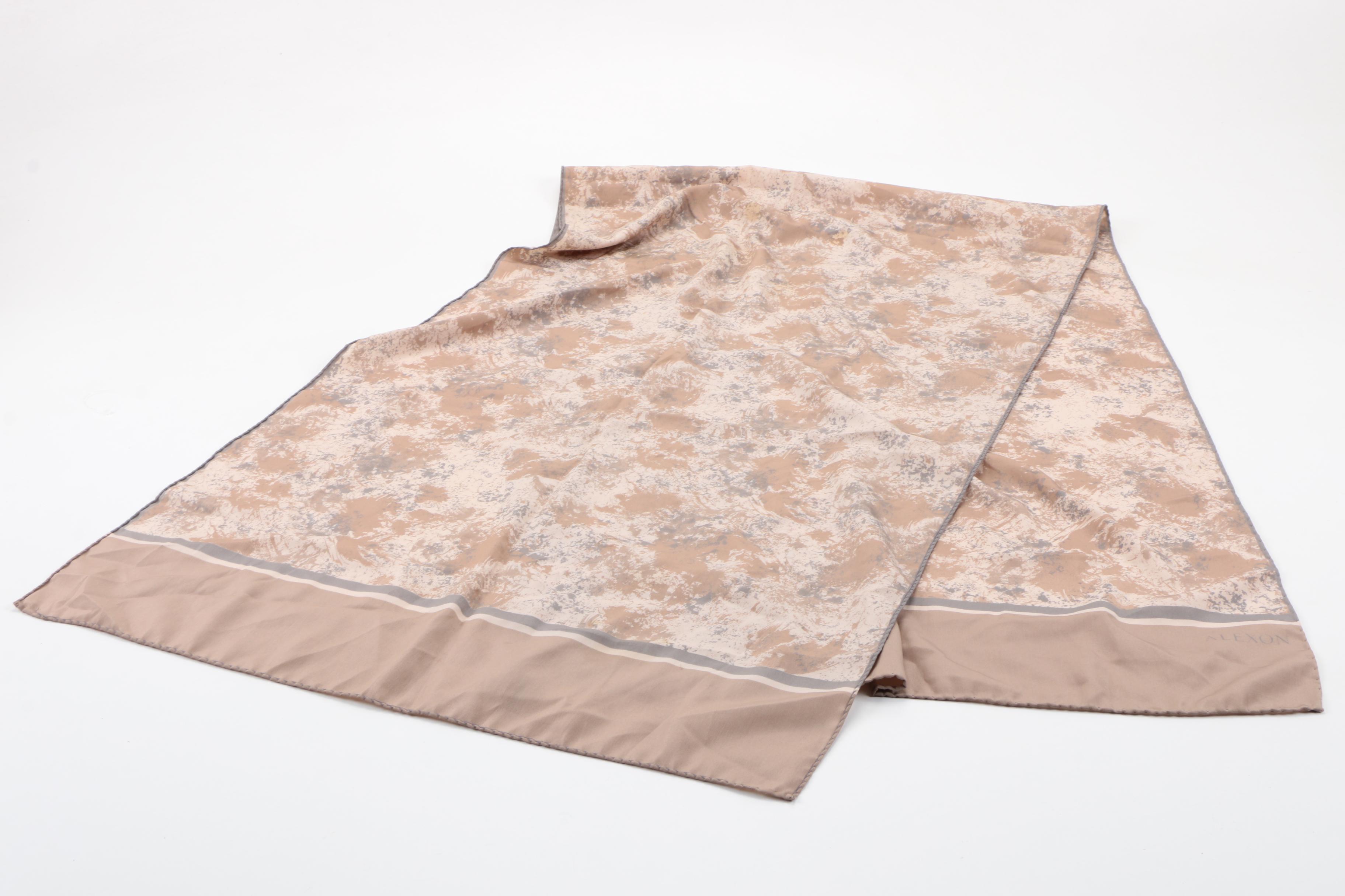 Designer Scarves Including Françoise Guerin and Pierre Balmain