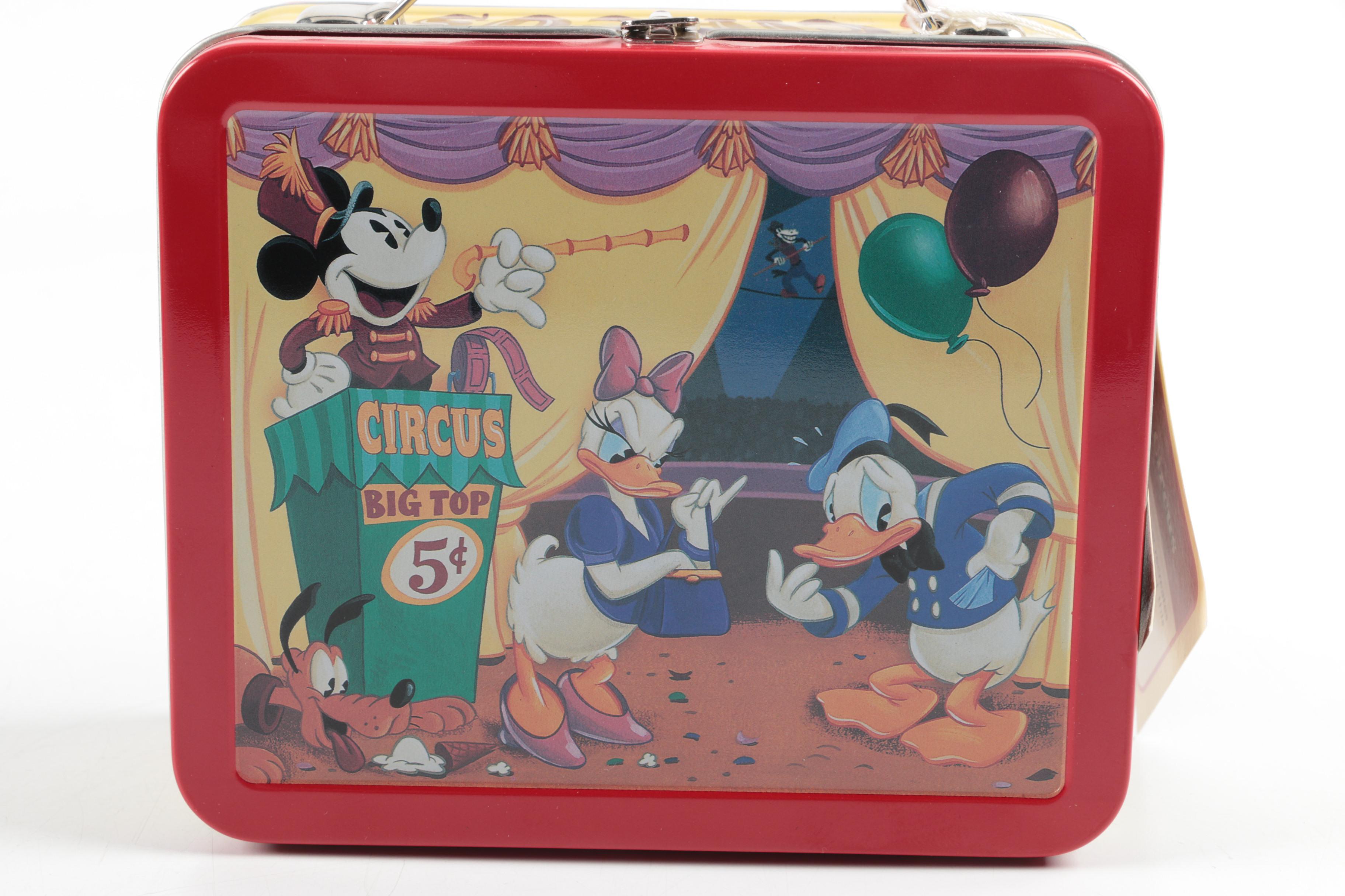 Hallmark Mickey Mouse Figurines and Limited Edition Lunch Box