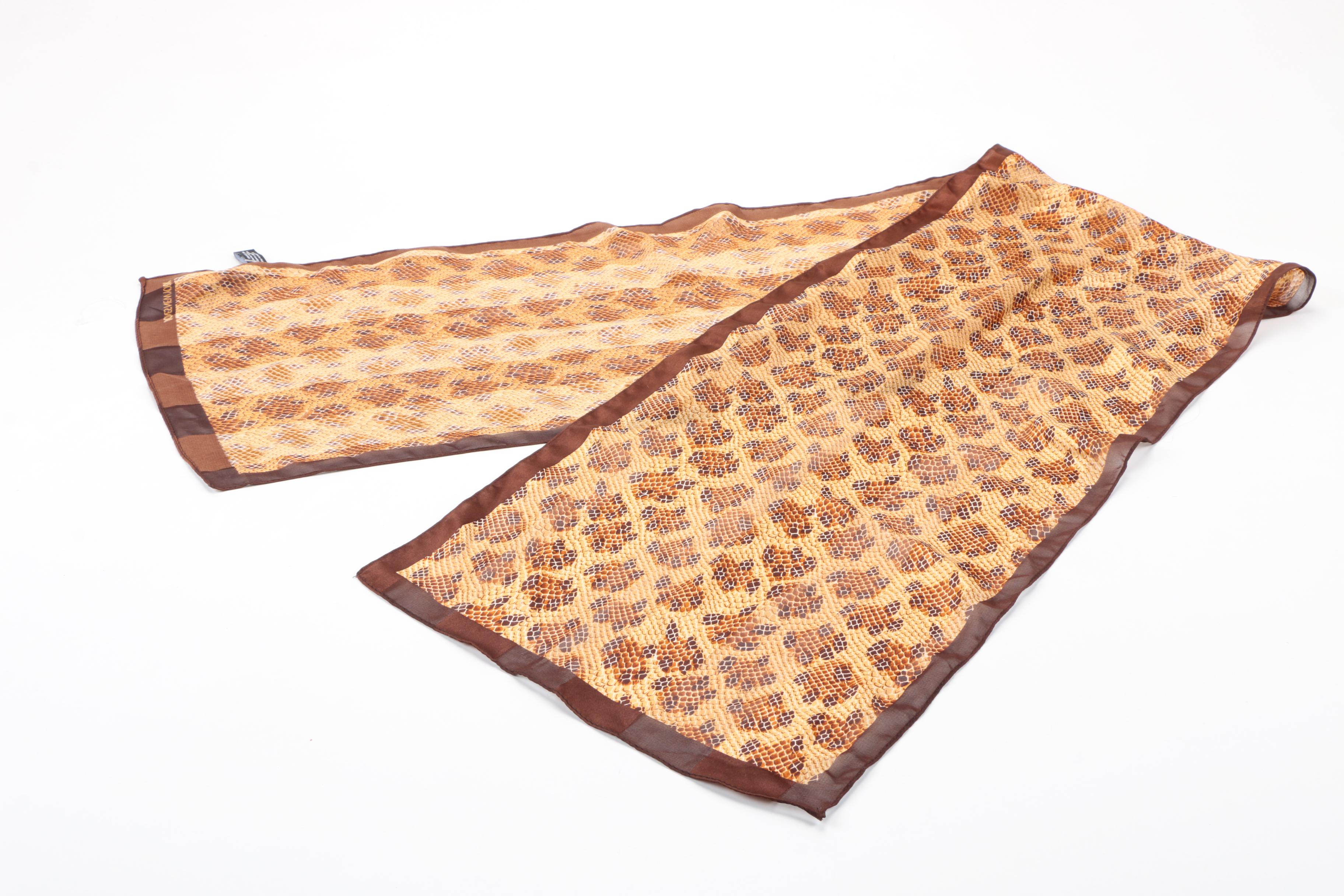 Designer Scarves Including Françoise Guerin and Pierre Balmain