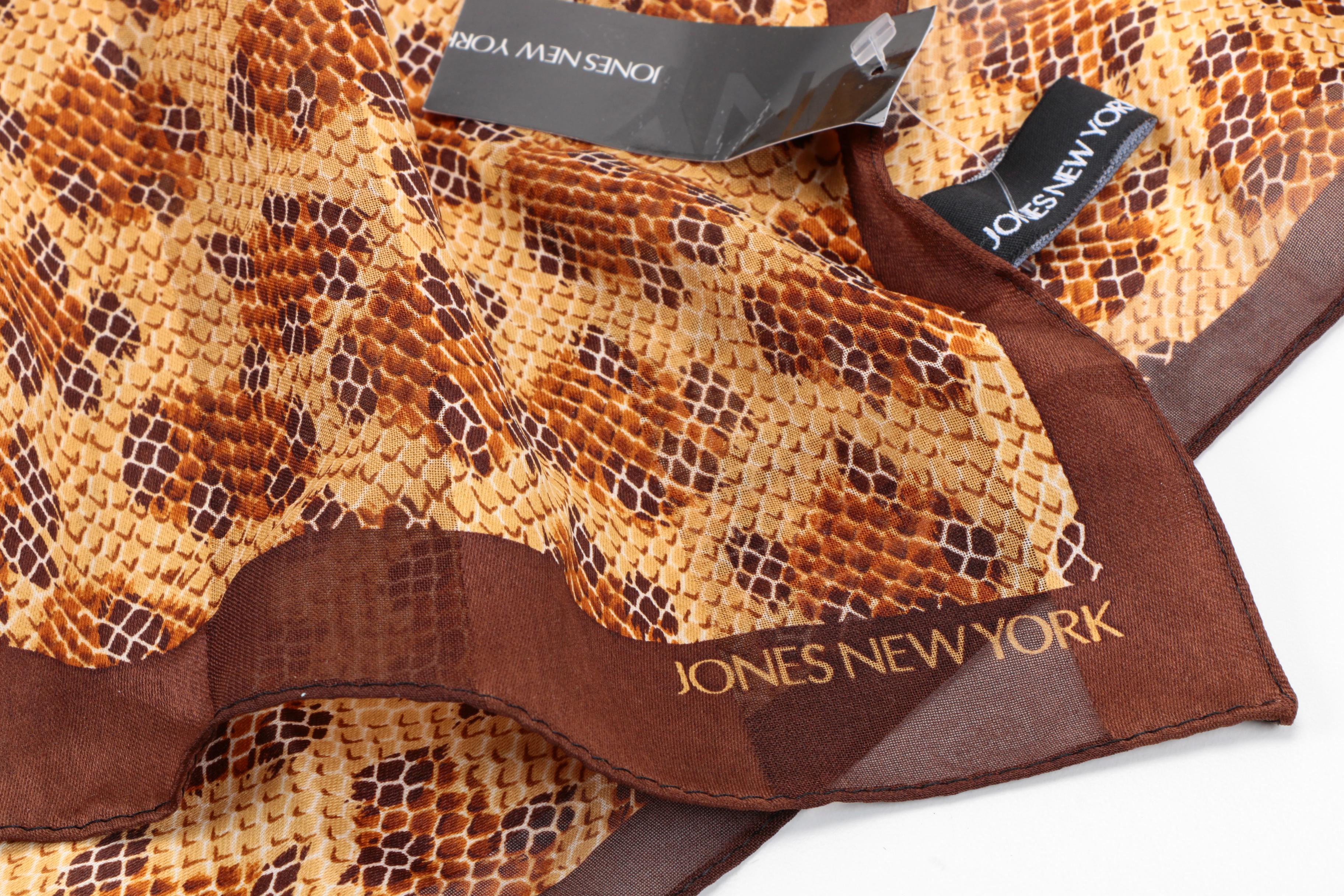 Designer Scarves Including Françoise Guerin and Pierre Balmain