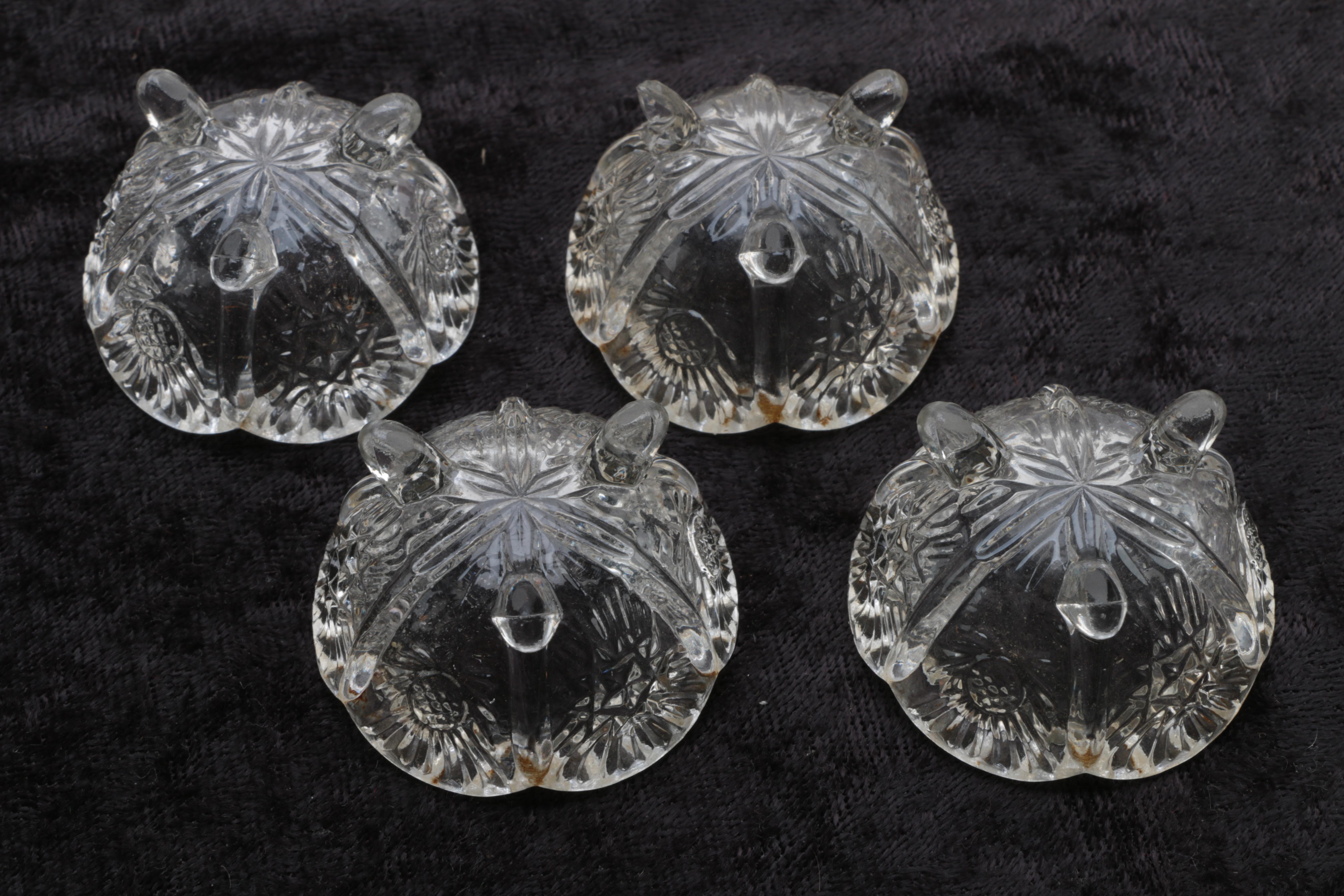 Vintage Ash Receivers and Small Glass Bowls