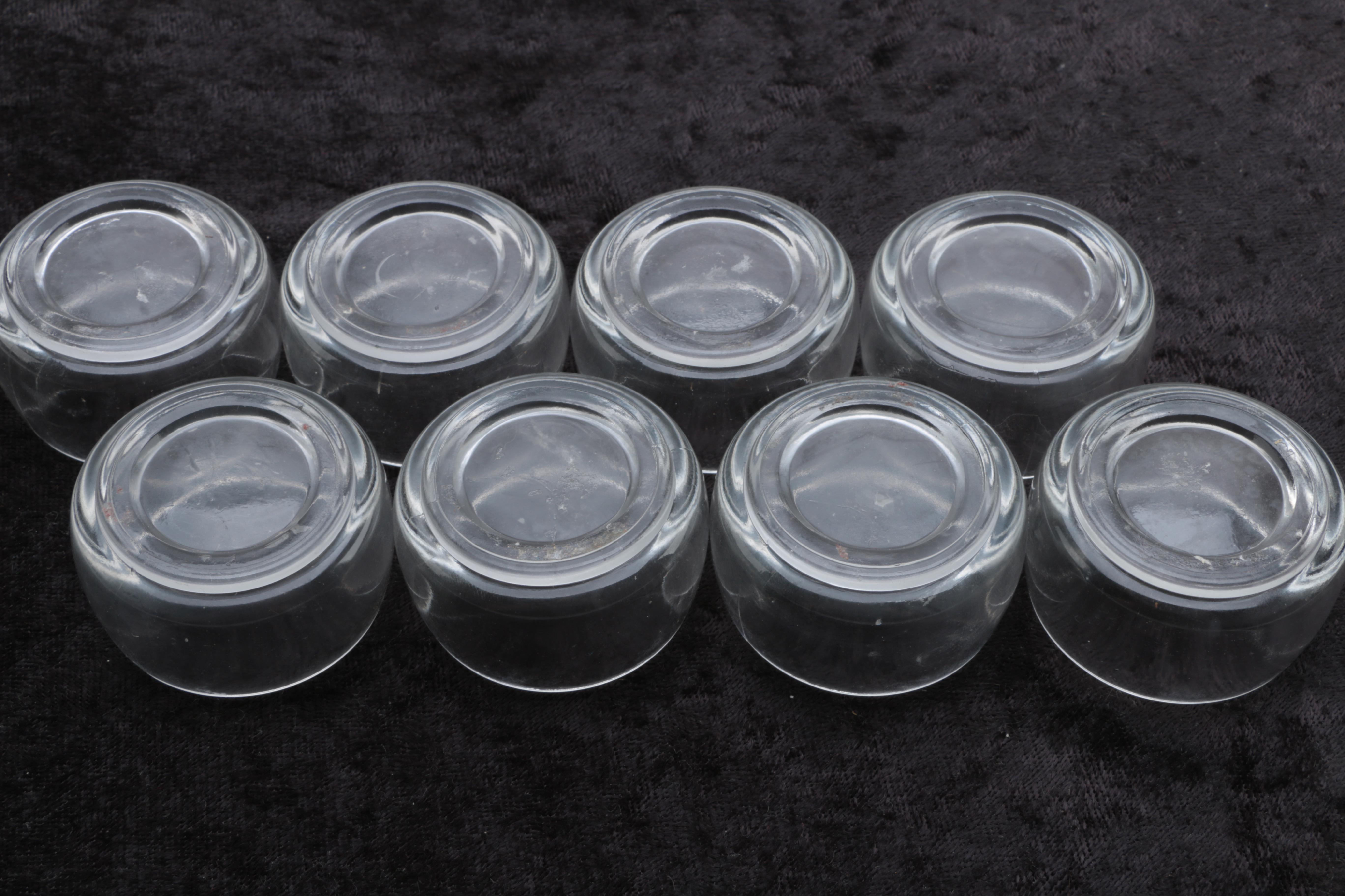 Vintage Ash Receivers and Small Glass Bowls