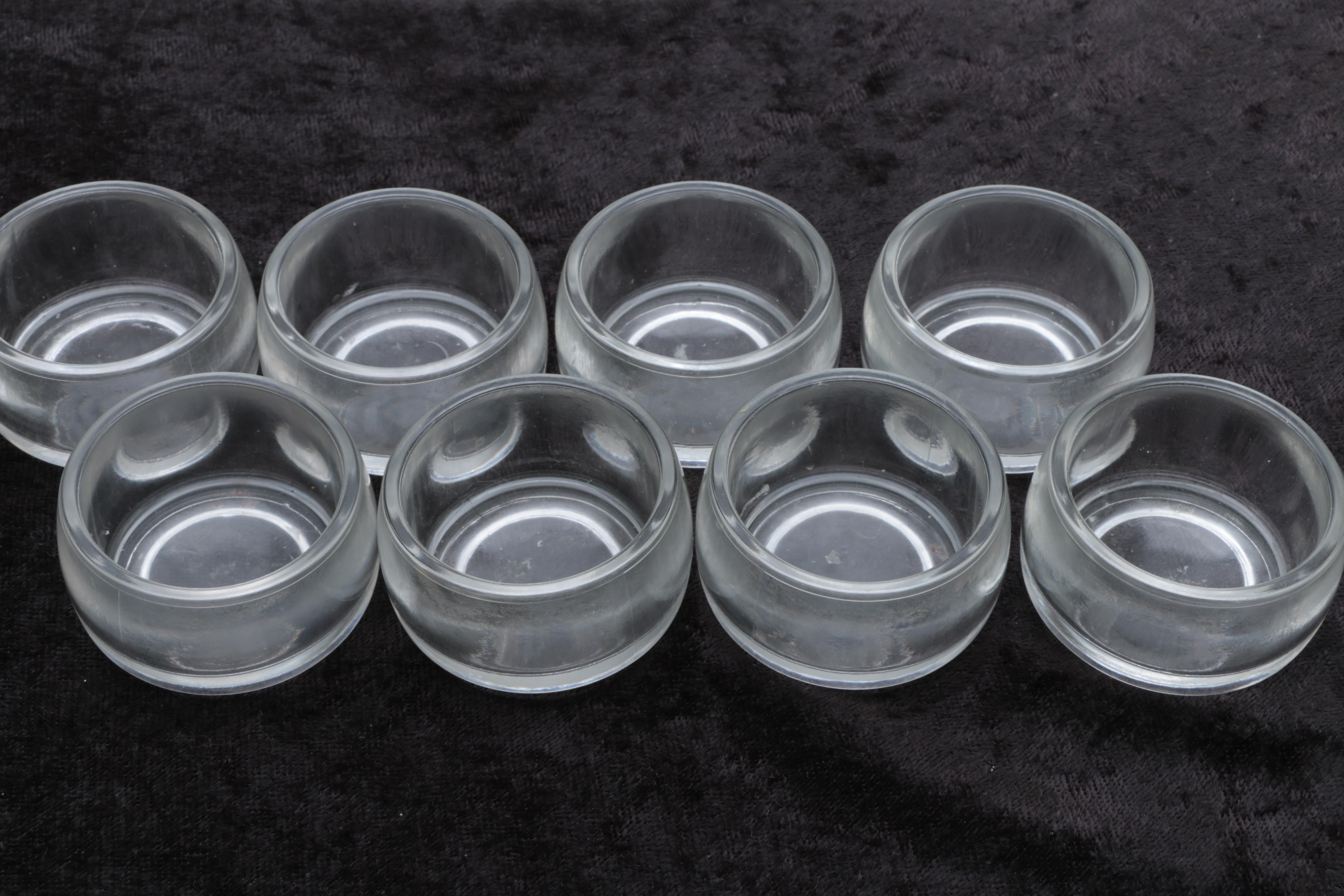 Vintage Ash Receivers and Small Glass Bowls