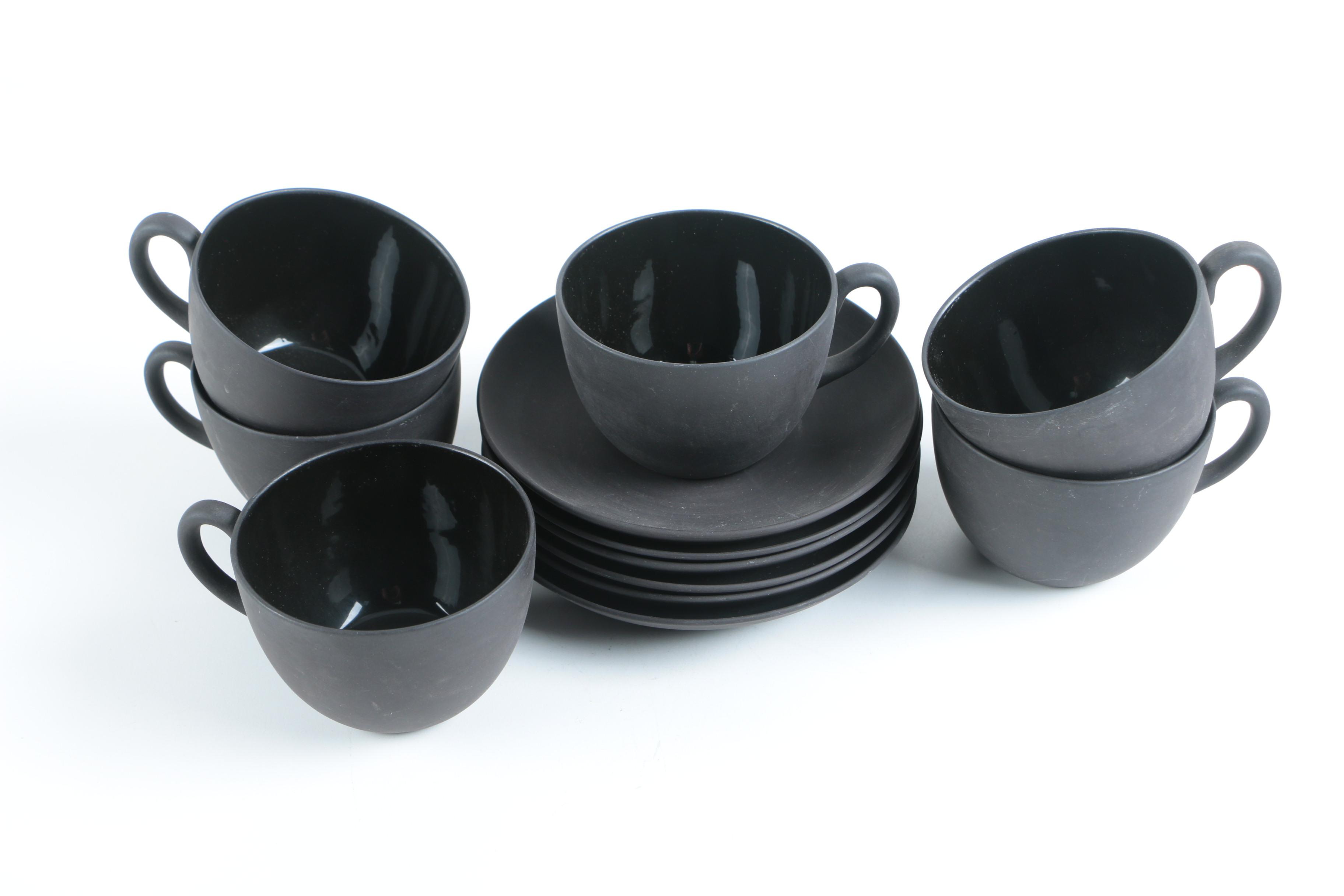 Wedgwood "Basalt Black" Tableware