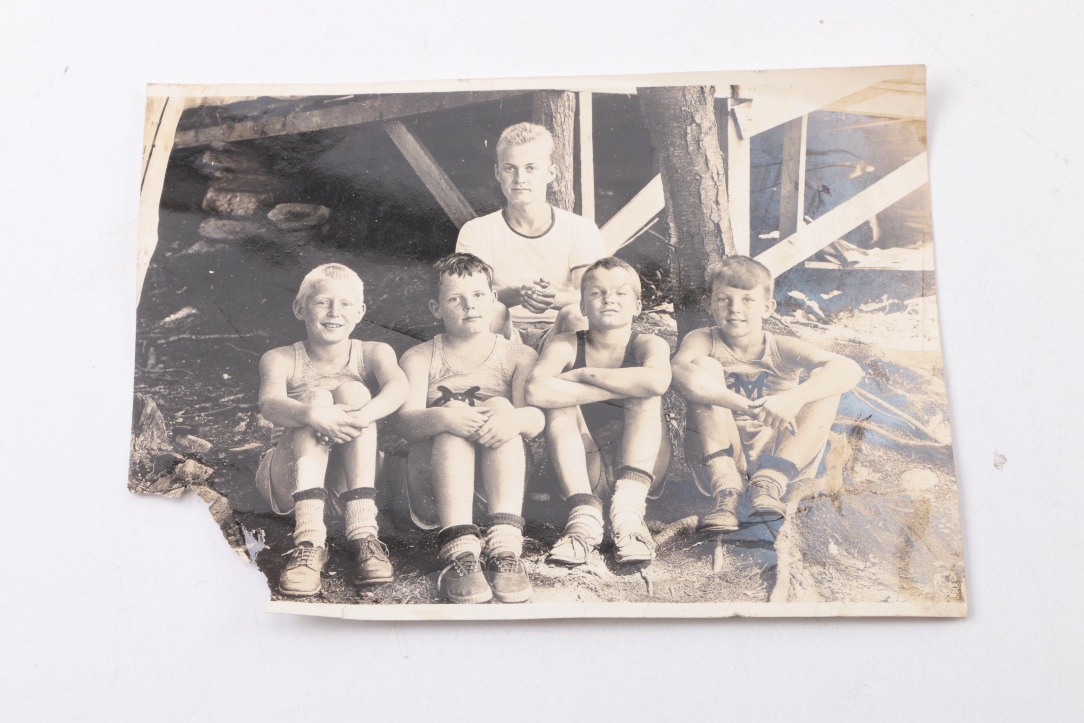 Vintage Gelatin Silver Photographs of Athletes and Others