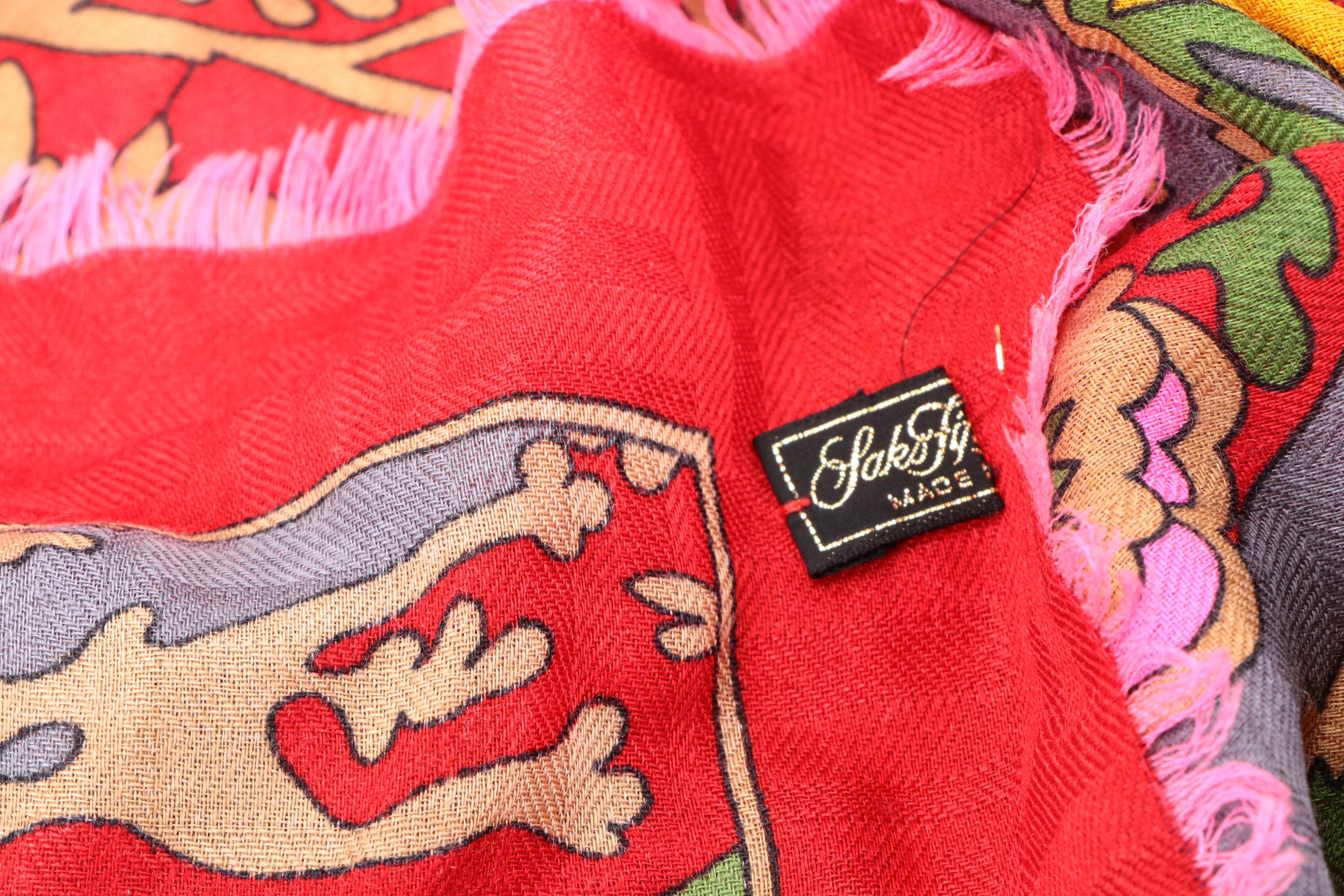 Scarf Collection Including Cacharel and Saks Fifth Avenue and Cacharel