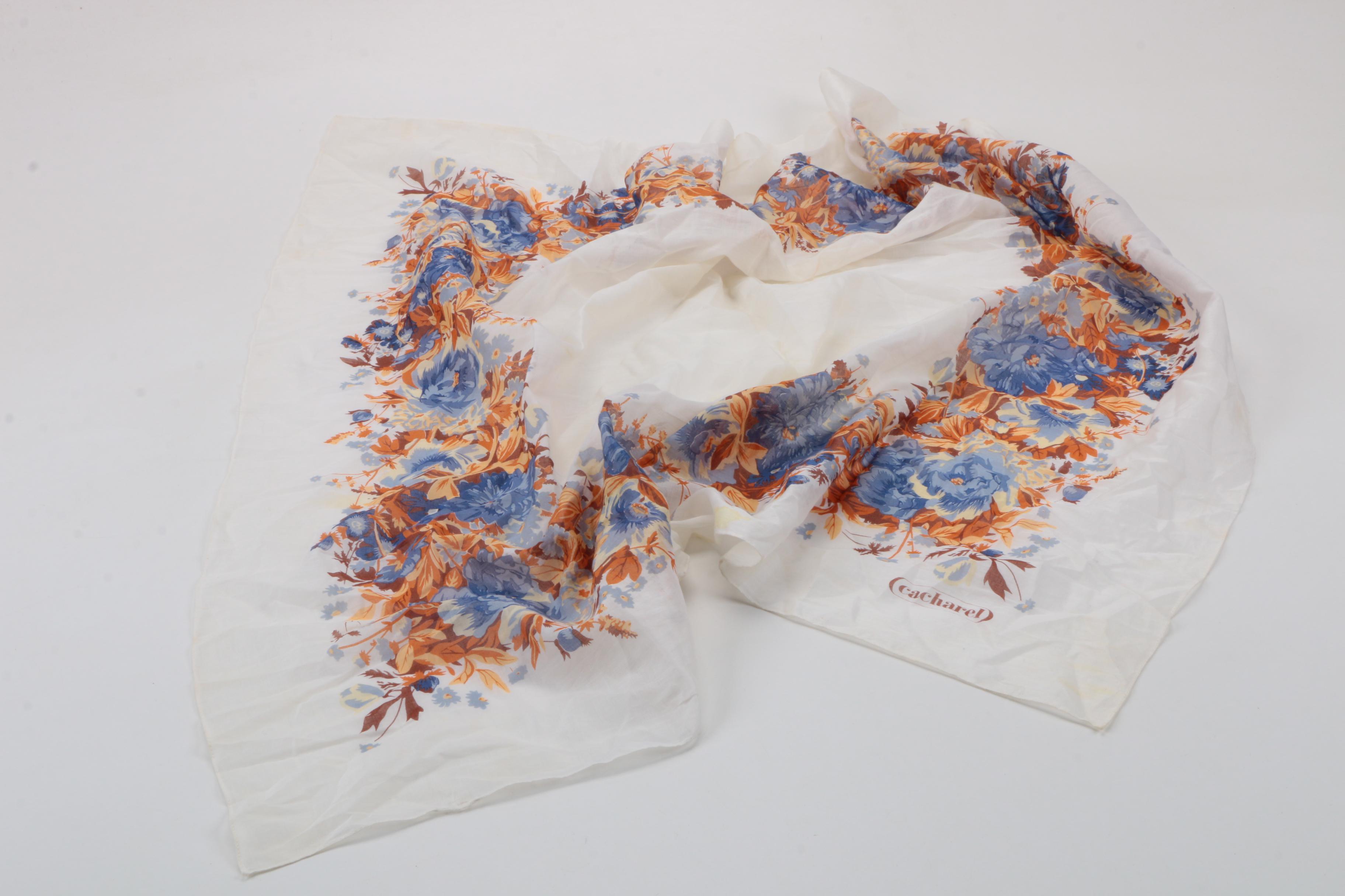 Scarf Collection Including Cacharel and Saks Fifth Avenue and Cacharel