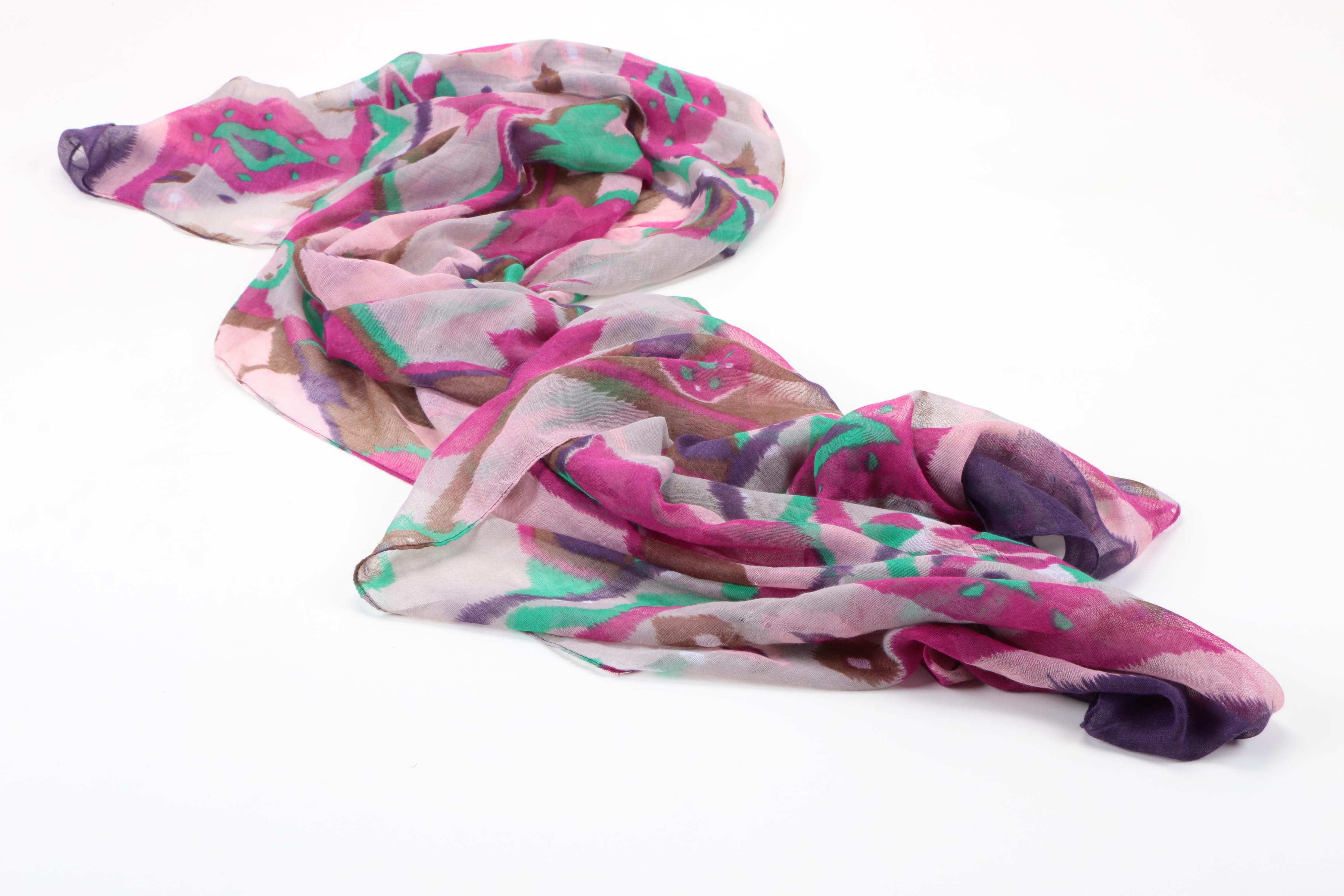 Scarf Collection Including Cacharel and Saks Fifth Avenue and Cacharel