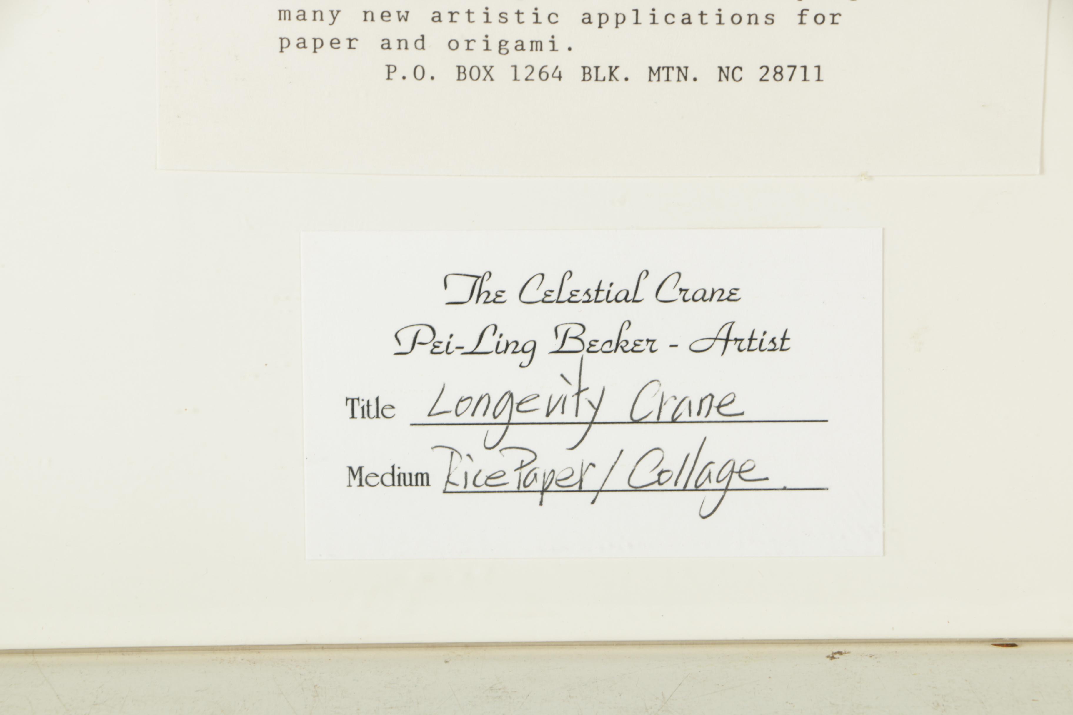 Collection of Pei-Ling Becker Mixed Media Collages