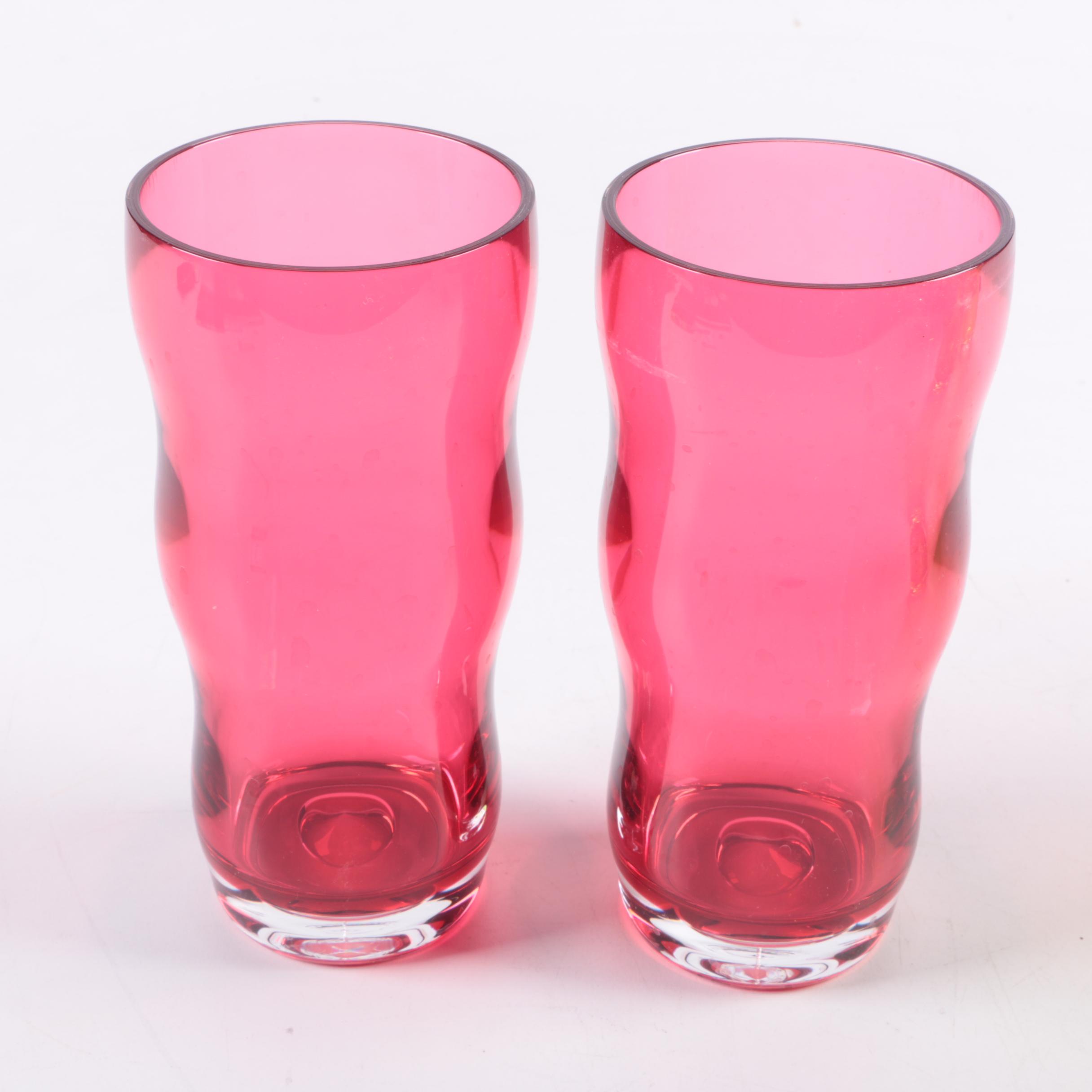 Colorful Acrylic Drinking Glasses