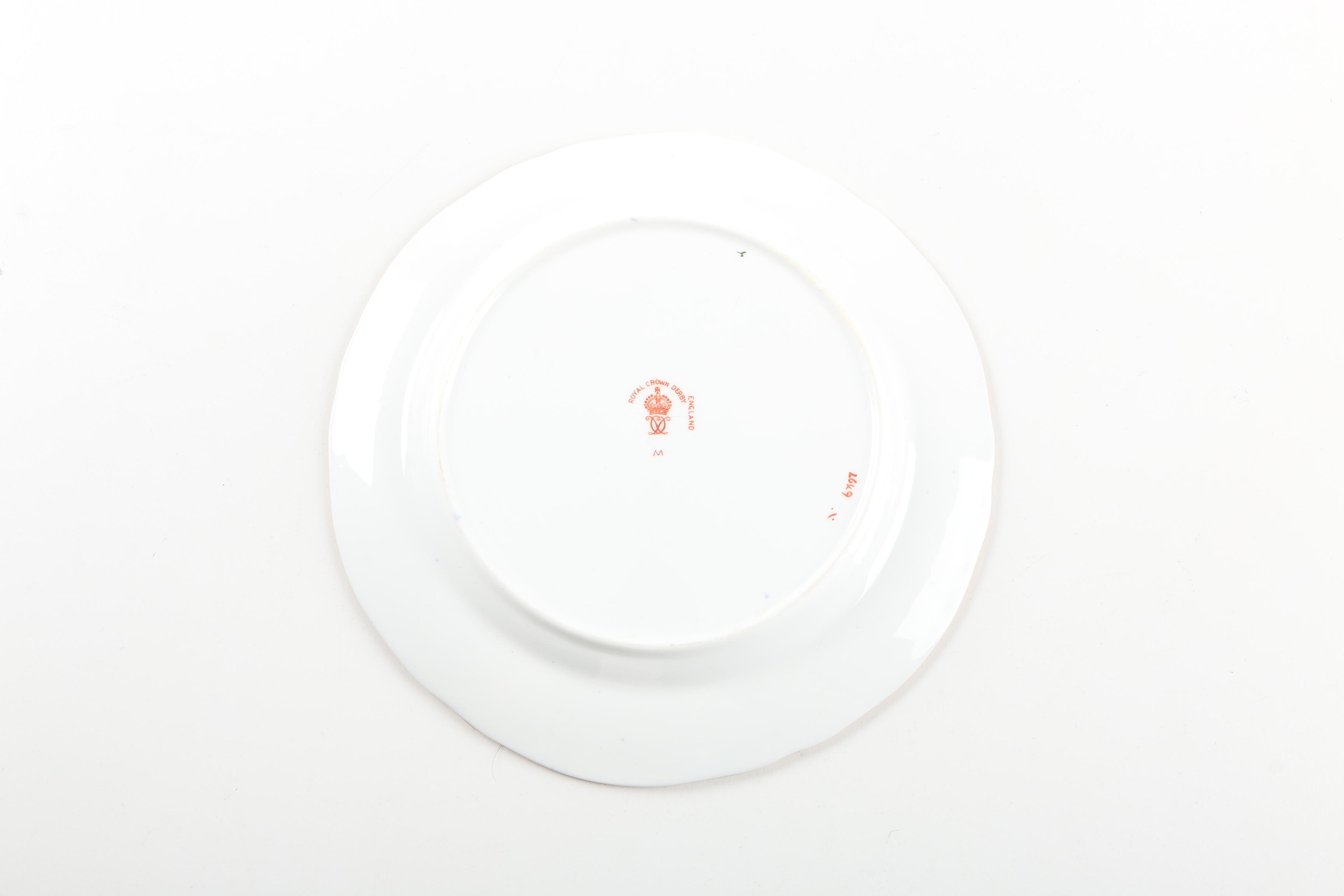 Antique Royal Crown Derby "Imari Scissors" Porcelain Tableware