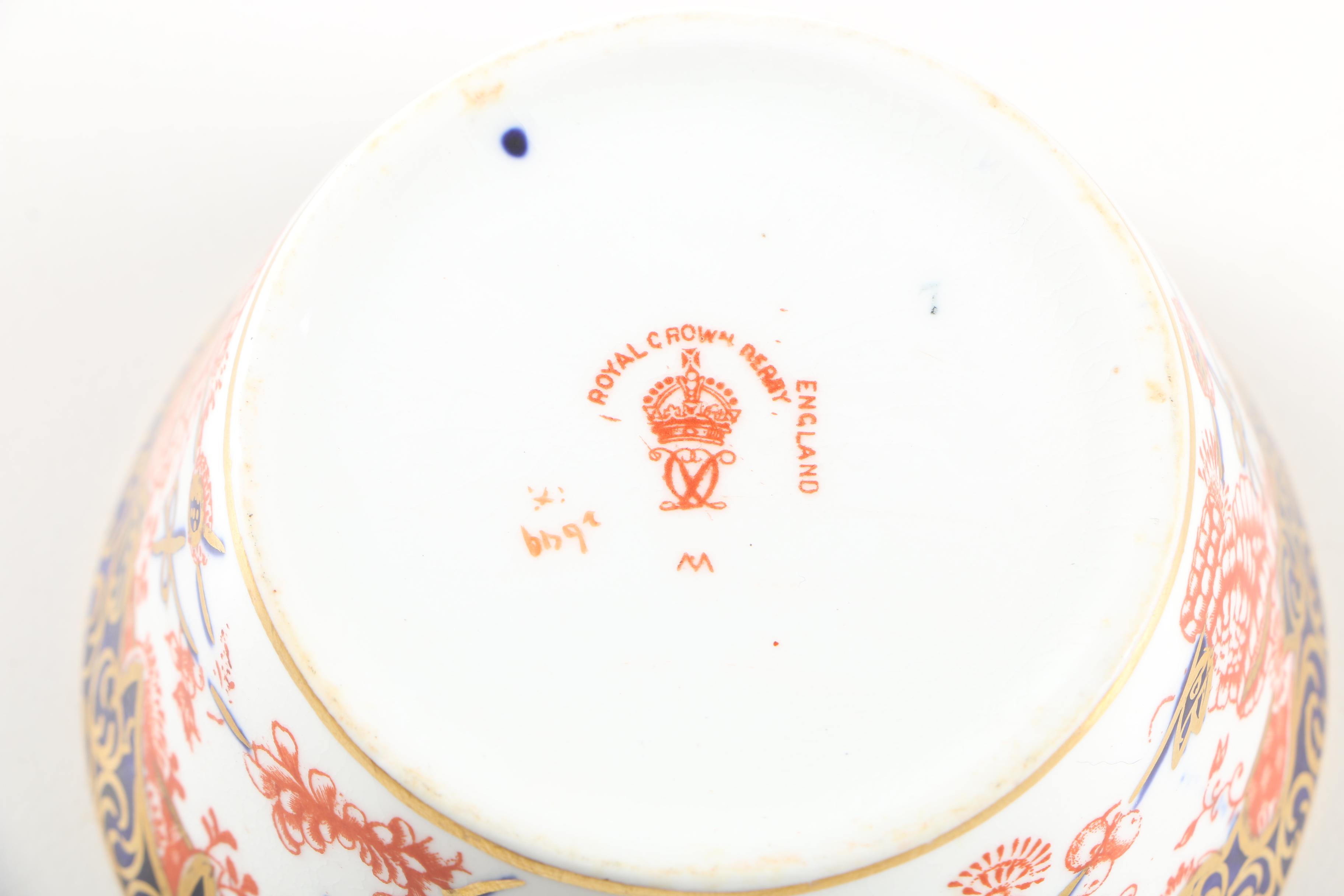 Antique Royal Crown Derby "Imari Scissors" Porcelain Tableware