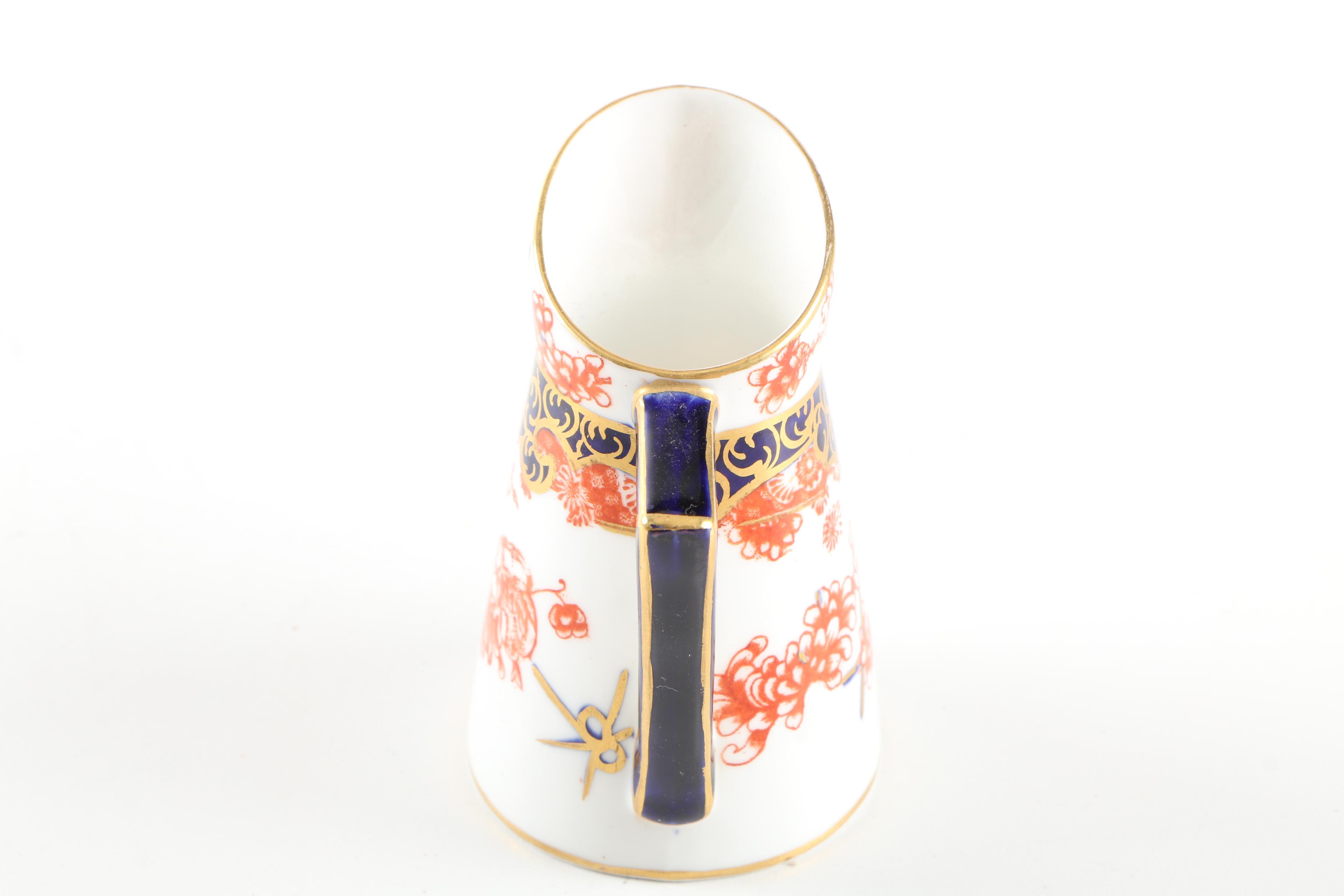 Antique Royal Crown Derby "Imari Scissors" Porcelain Tableware