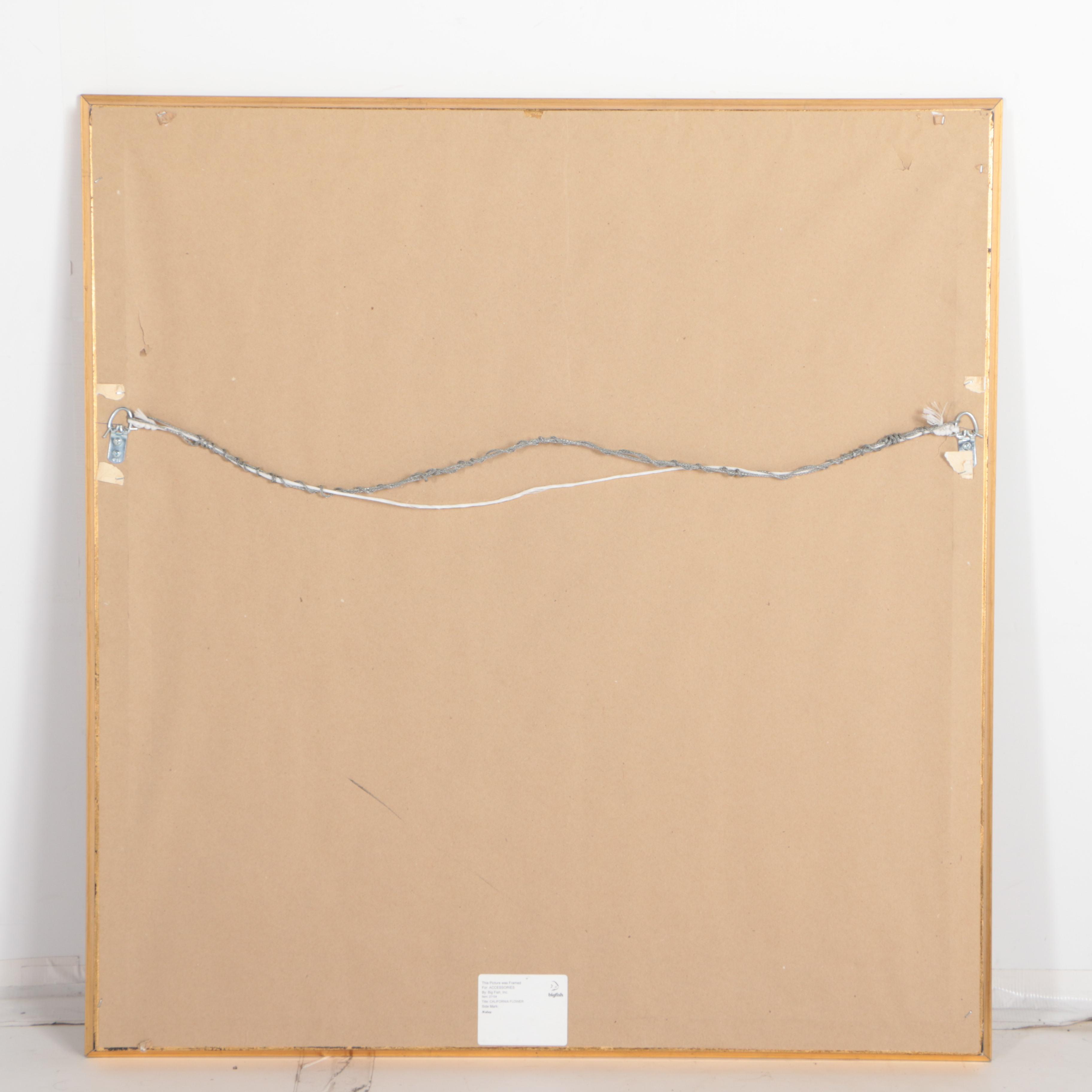 After Rose Richter Armgart Offset Lithograph "California Flower"