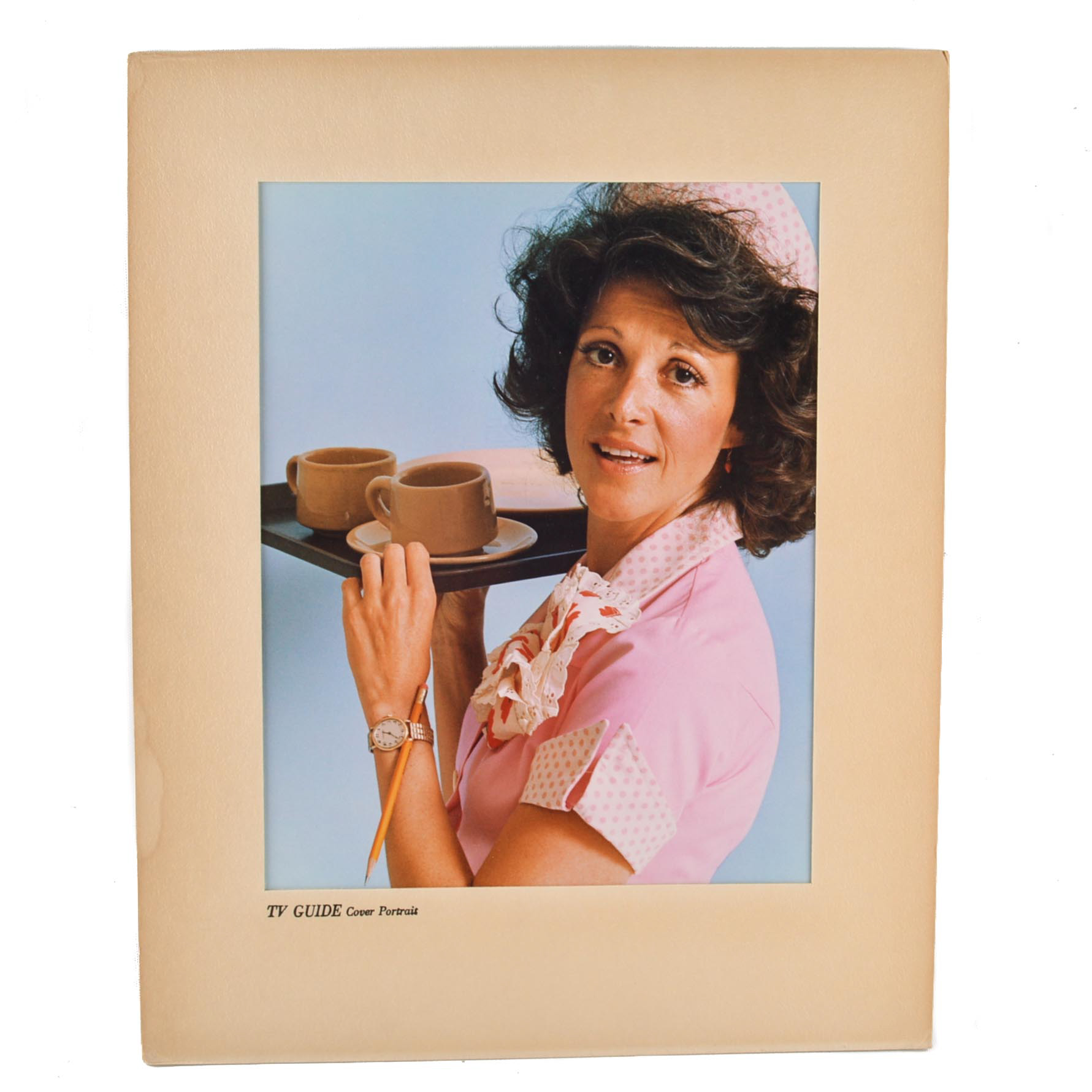 Three Vintage TV Guide Cover Portrait Prints, Circa 1976