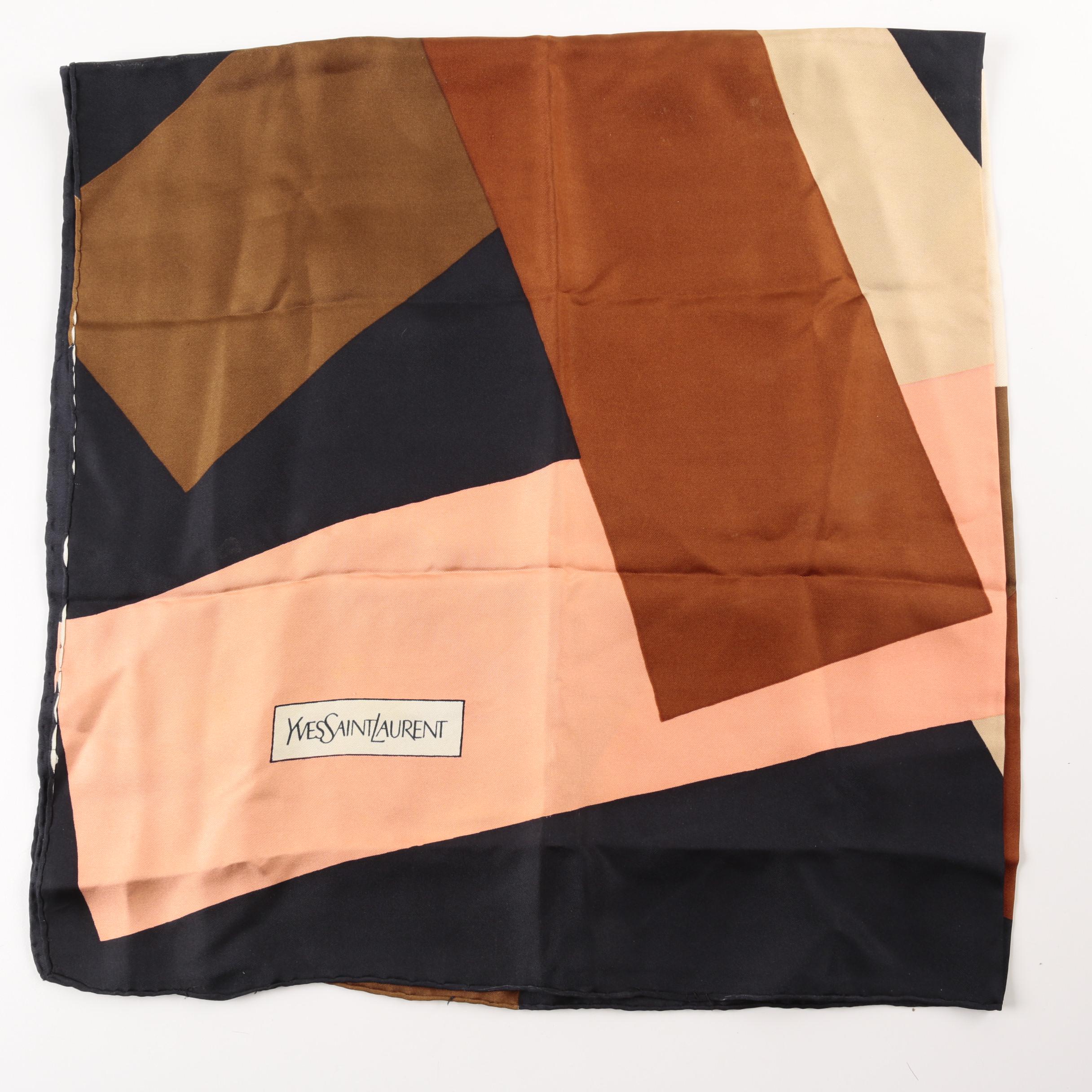 Yves Saint Laurent Silk Scarf